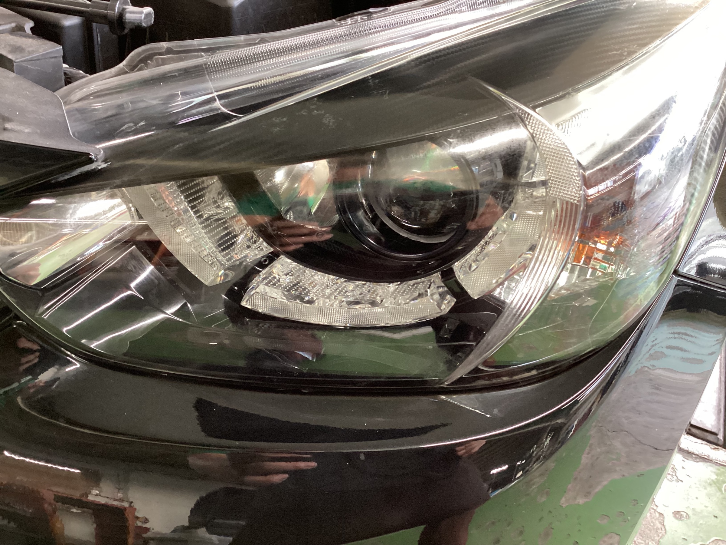 ヘッドライトコーティング