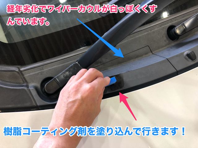 樹脂パーツコーティング