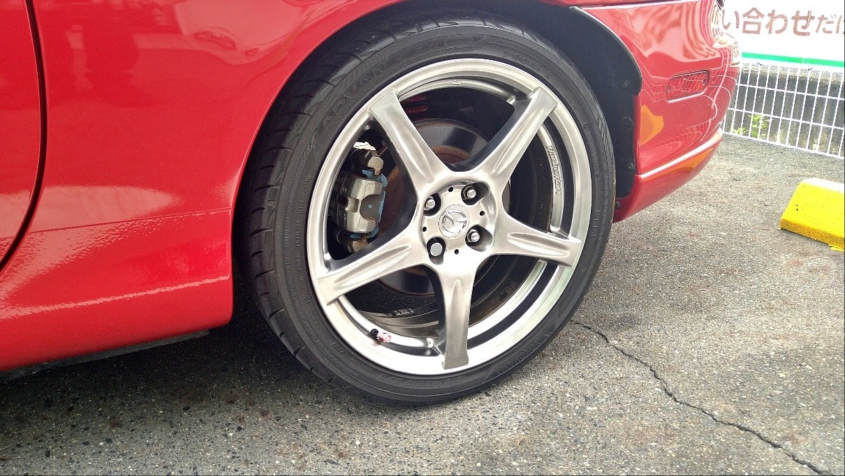 ロードスター】BBS RFホイール装着！レッドセンターキャップで