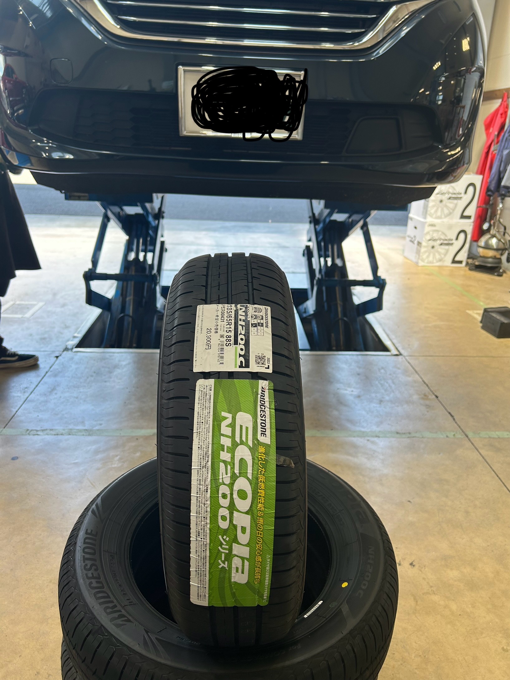 ホンダ・フリード】タイヤ交換 185/65R15 エコピア NH200C | 店舗お