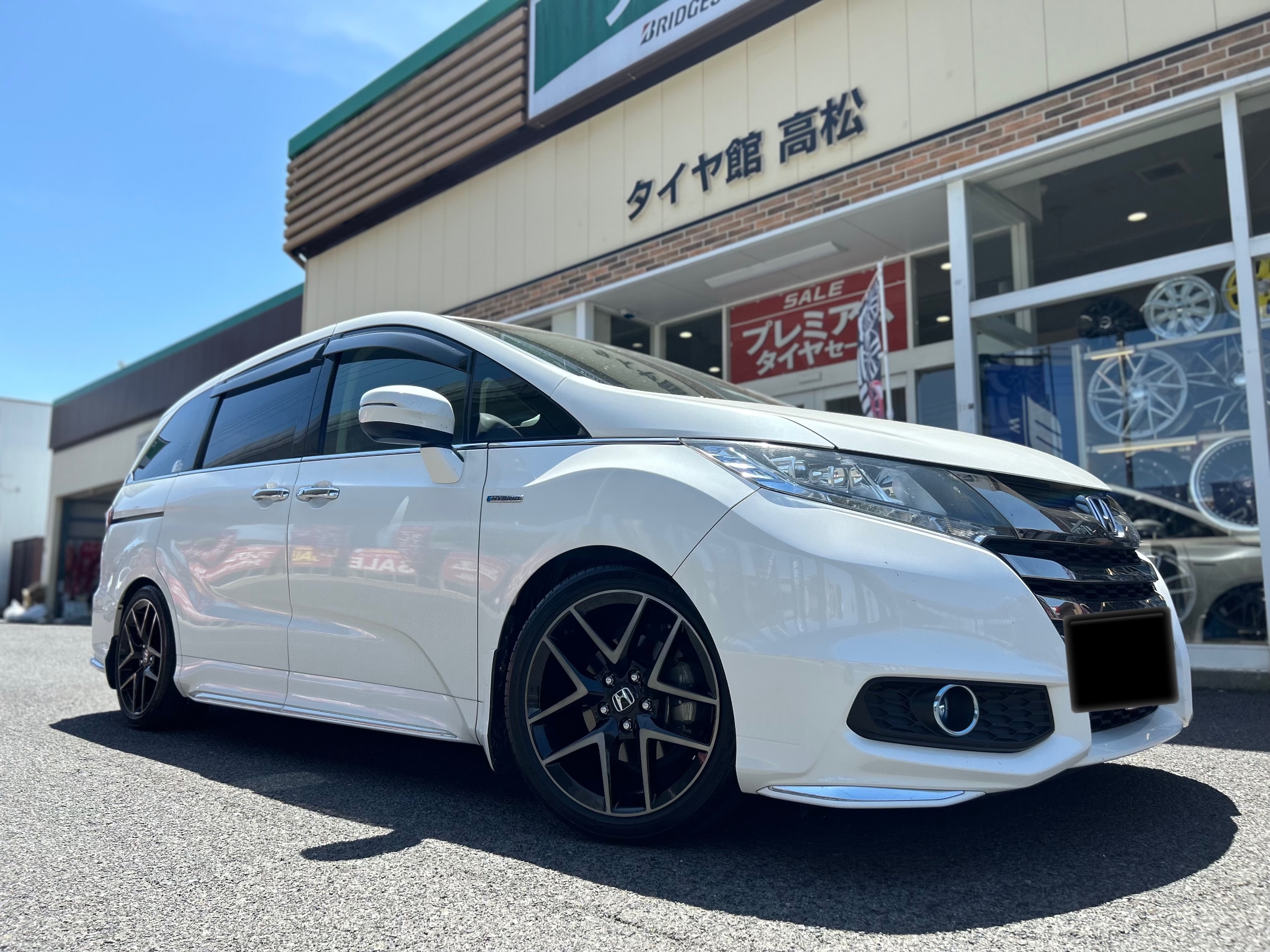 オデッセイ【RC1】テインRX1 車高調取付で快適性とカッコ良さ