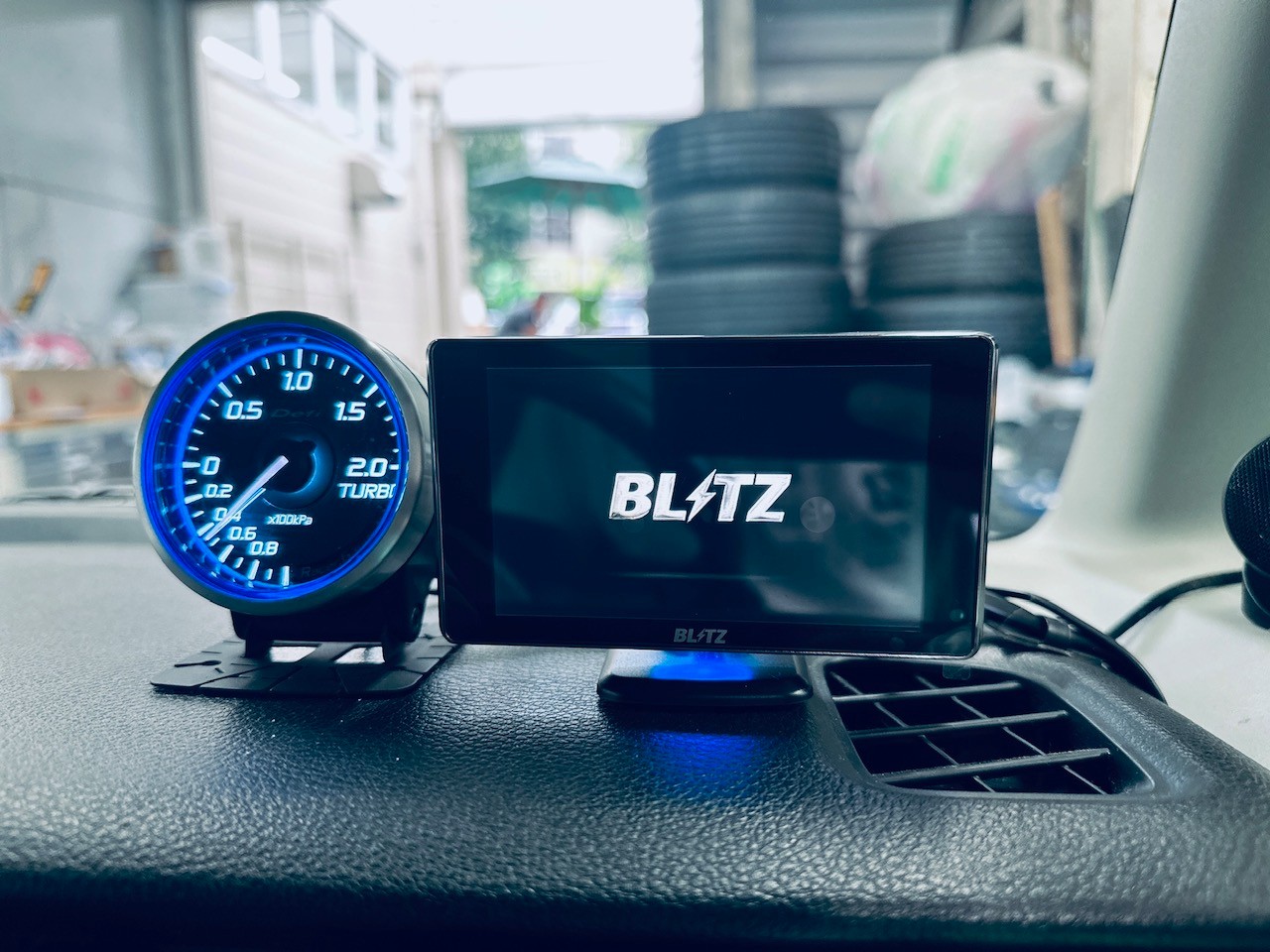 スペーシアカスタム BLITZ レーダー探知機 TL404R 取付 | 店舗お