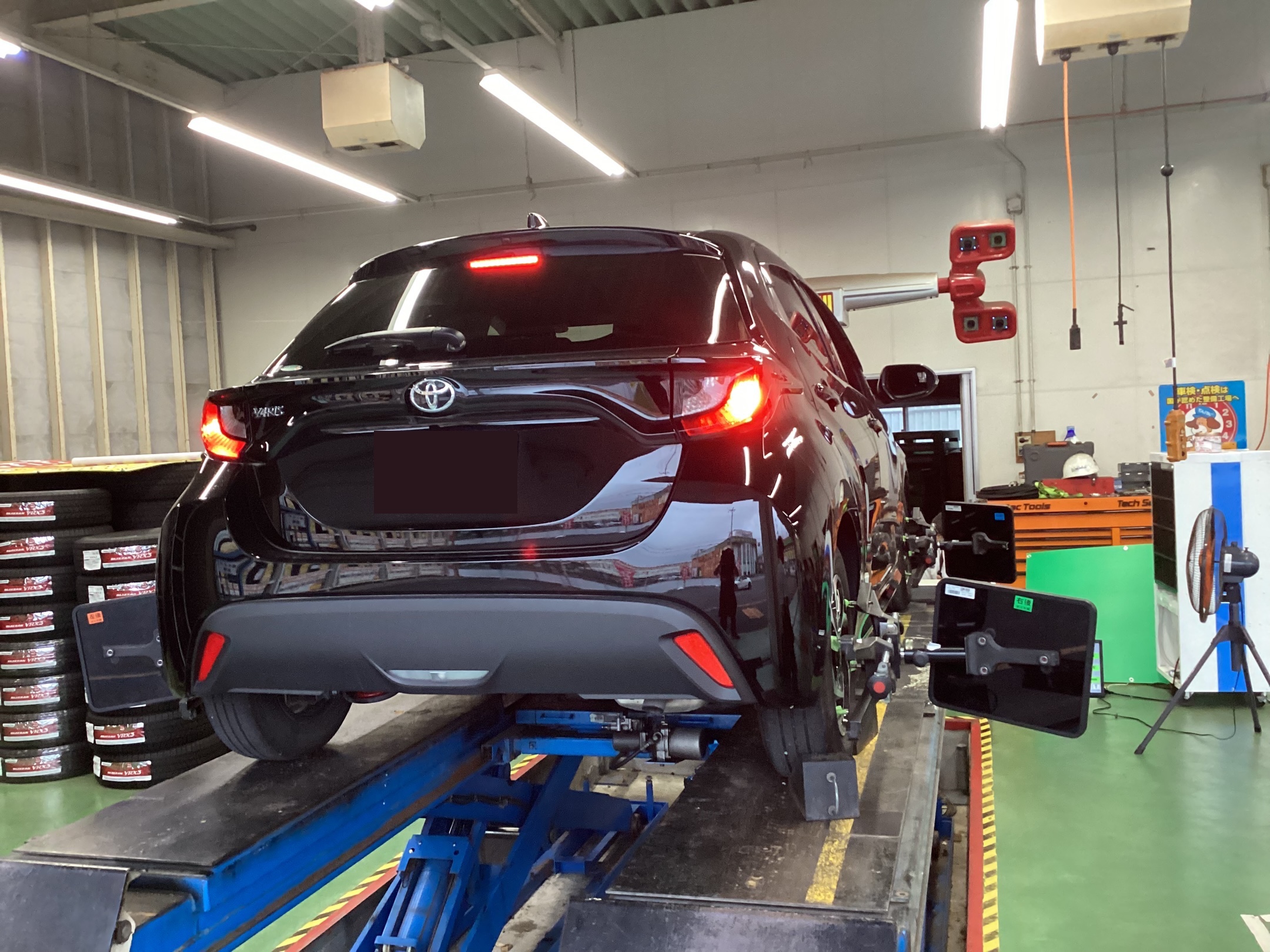 トヨタ・ヤリス(MXPA10)〜ダウンサス取り付け(tanabe サステックNF210