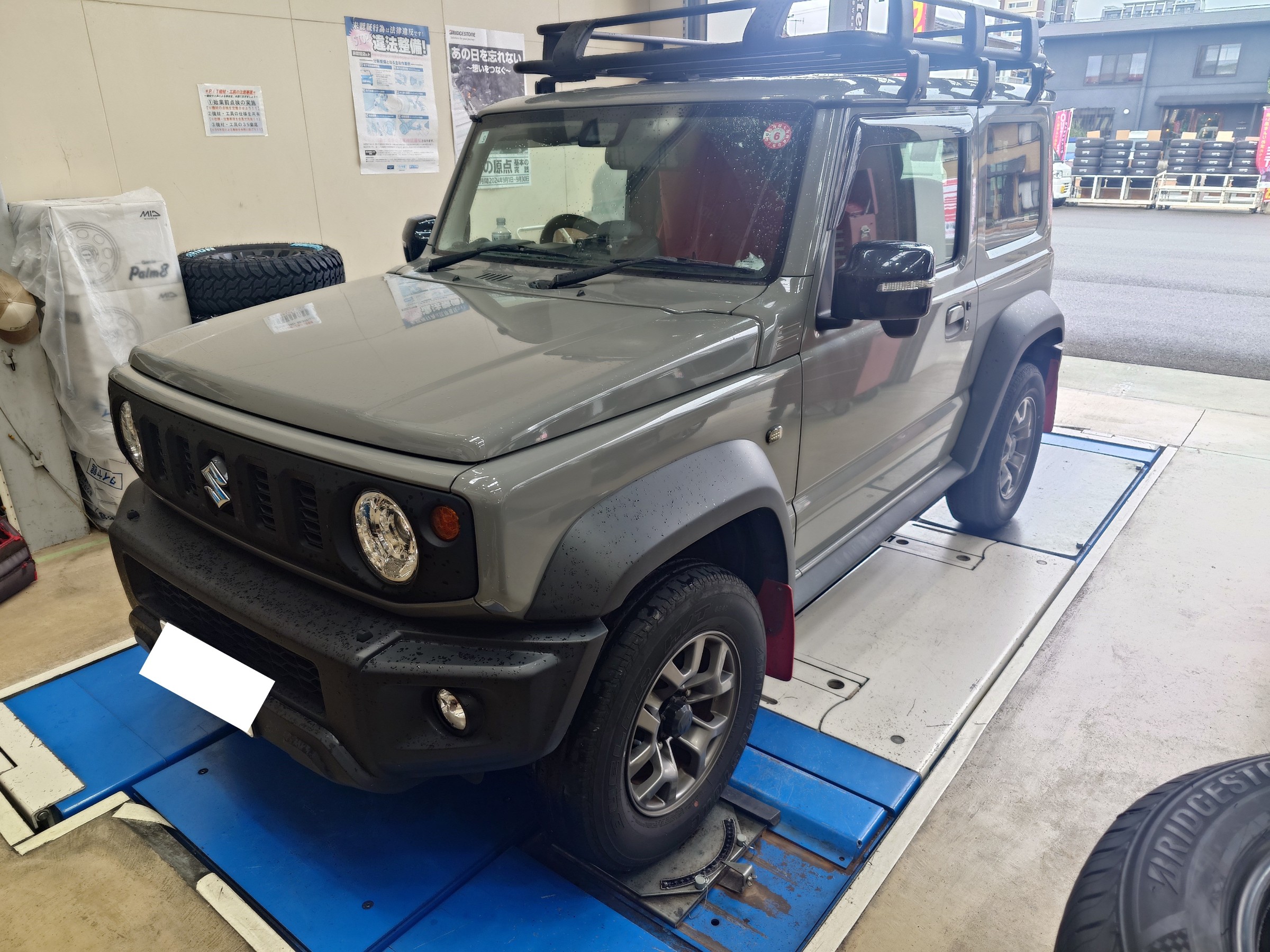 スズキ ジムニーシエラ ホイール交換 DELTA FORCE（デルタ