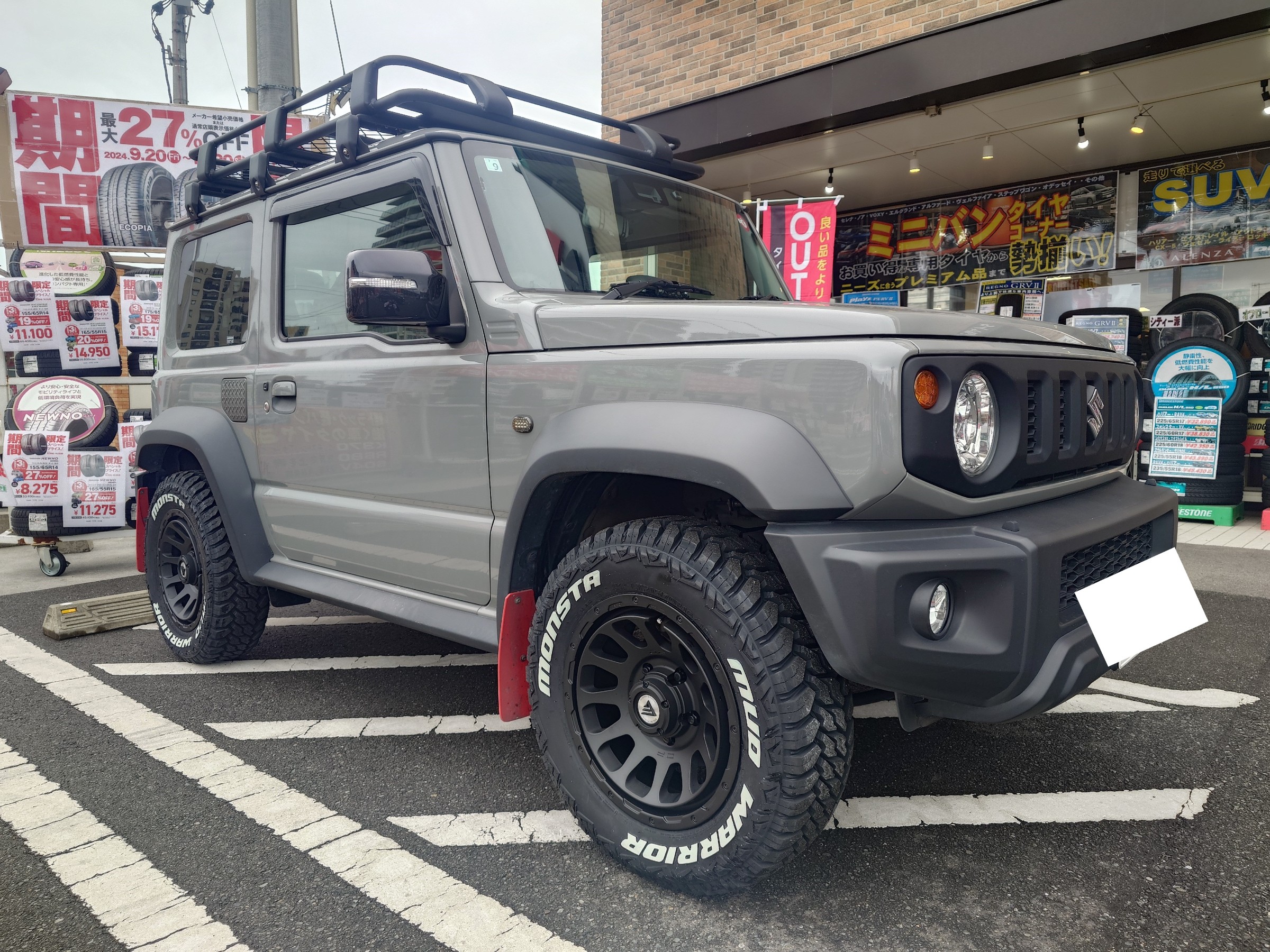 スズキ ジムニーシエラ ホイール交換 DELTA FORCE（デルタ