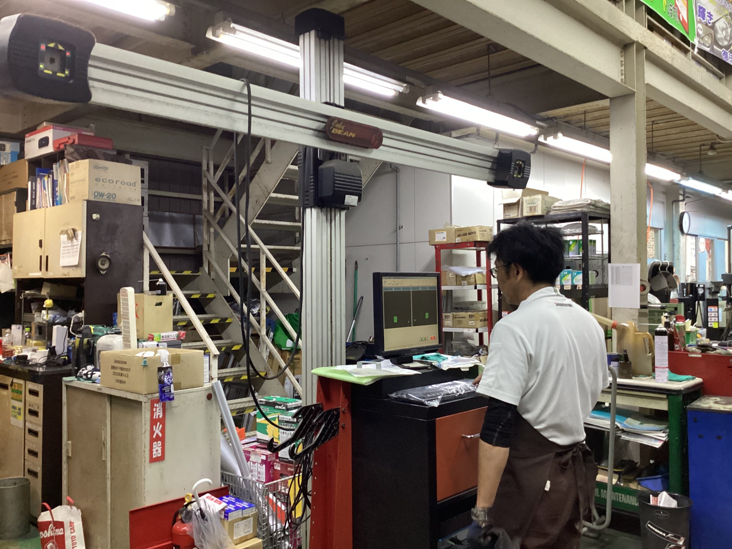 タイヤ館三原　アライメント