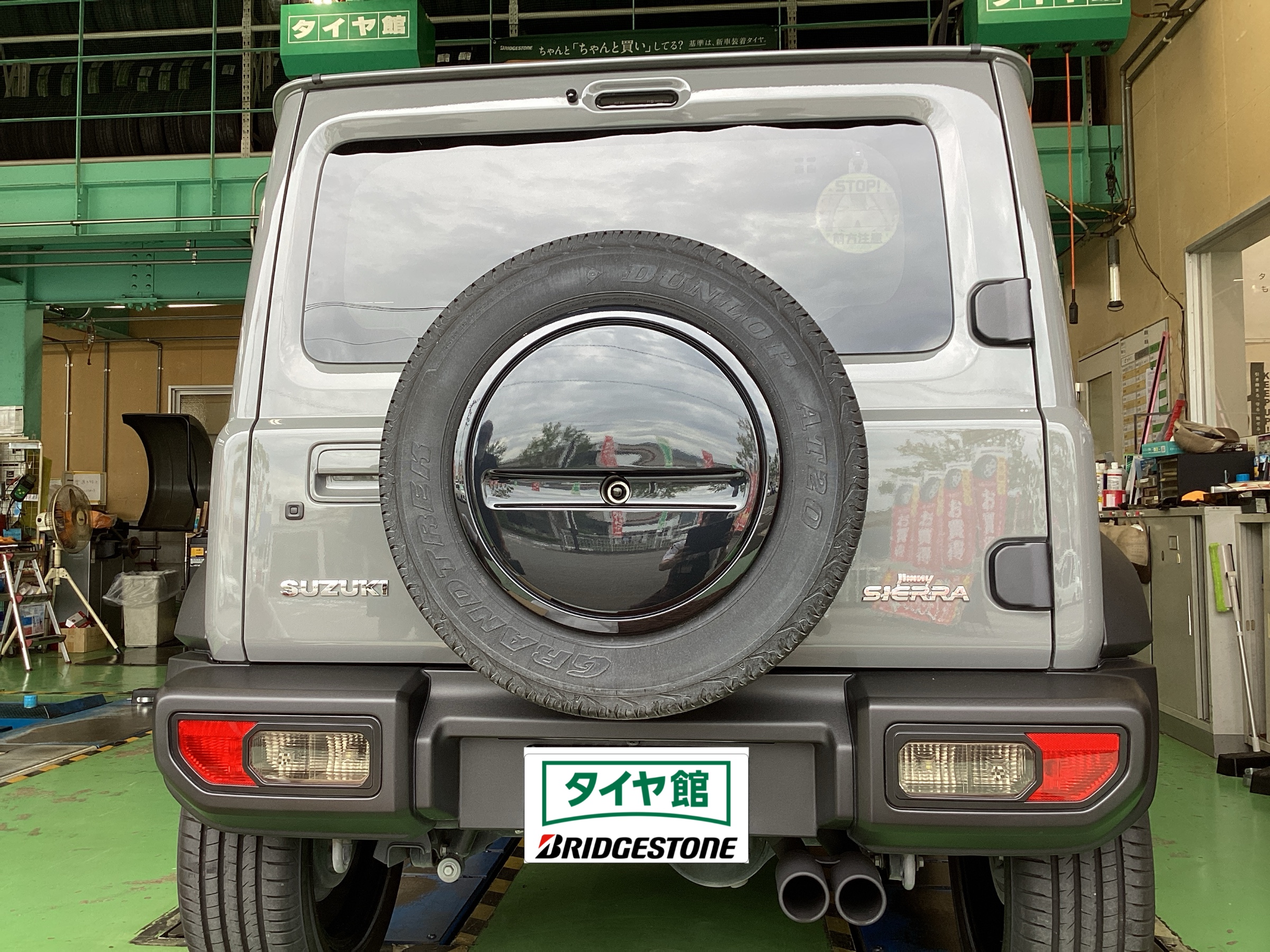 ジムニーシエラ スペアタイヤカバー交換☆ | 店舗おススメ情報