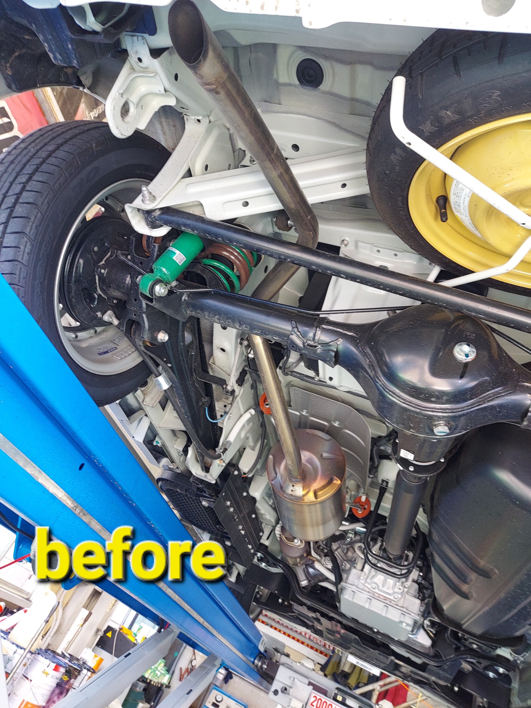 スズキ DA17Wエブリイ柿本マフラー取り付け！ | 店舗おススメ情報