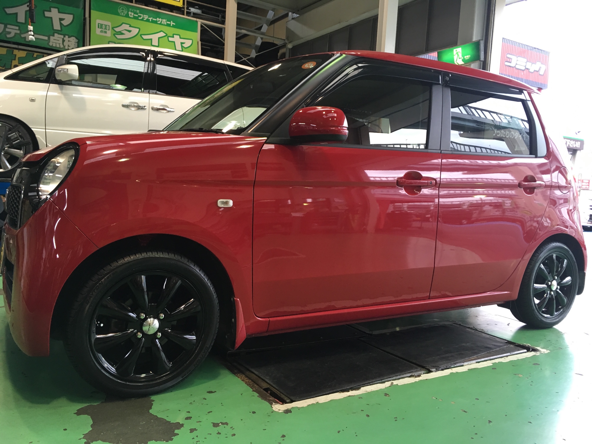 ホンダ N Oneホイール取付け 取り付け 施工事例集 タイヤ館 福岡西 タイヤからはじまる トータルカーメンテナンス タイヤ館グループ