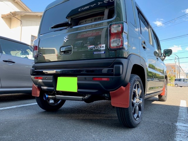 ハスラータフワイルド 4WD（MR52S）マフラー交換(^^♪ | 店舗お