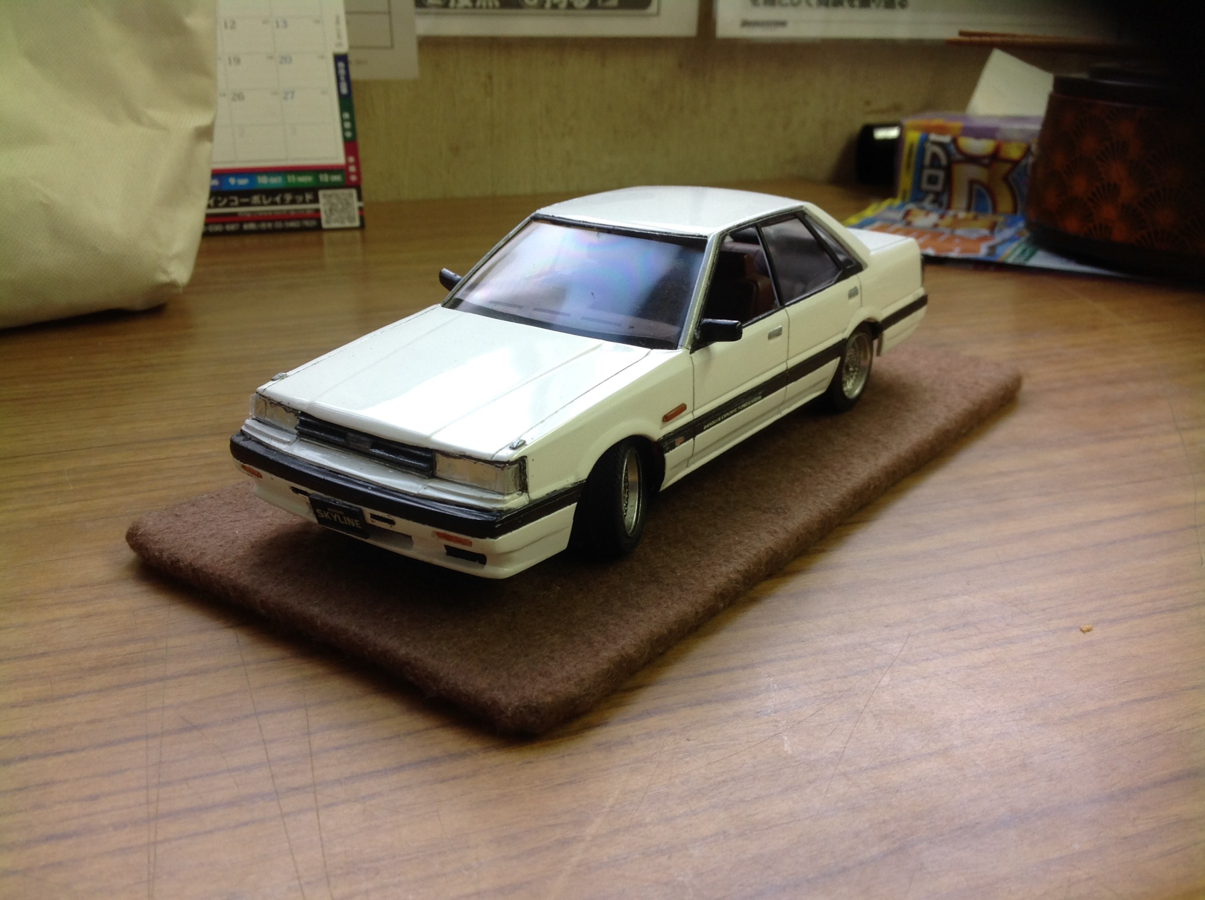 R31スカイライン前期4ドアのプラモデル ｫオ～!!(ﾟДﾟノ)ノ | 店舗お