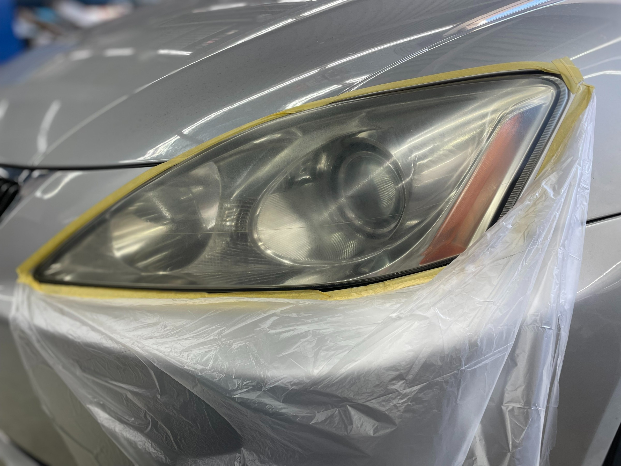 ヘッドライトコーティング