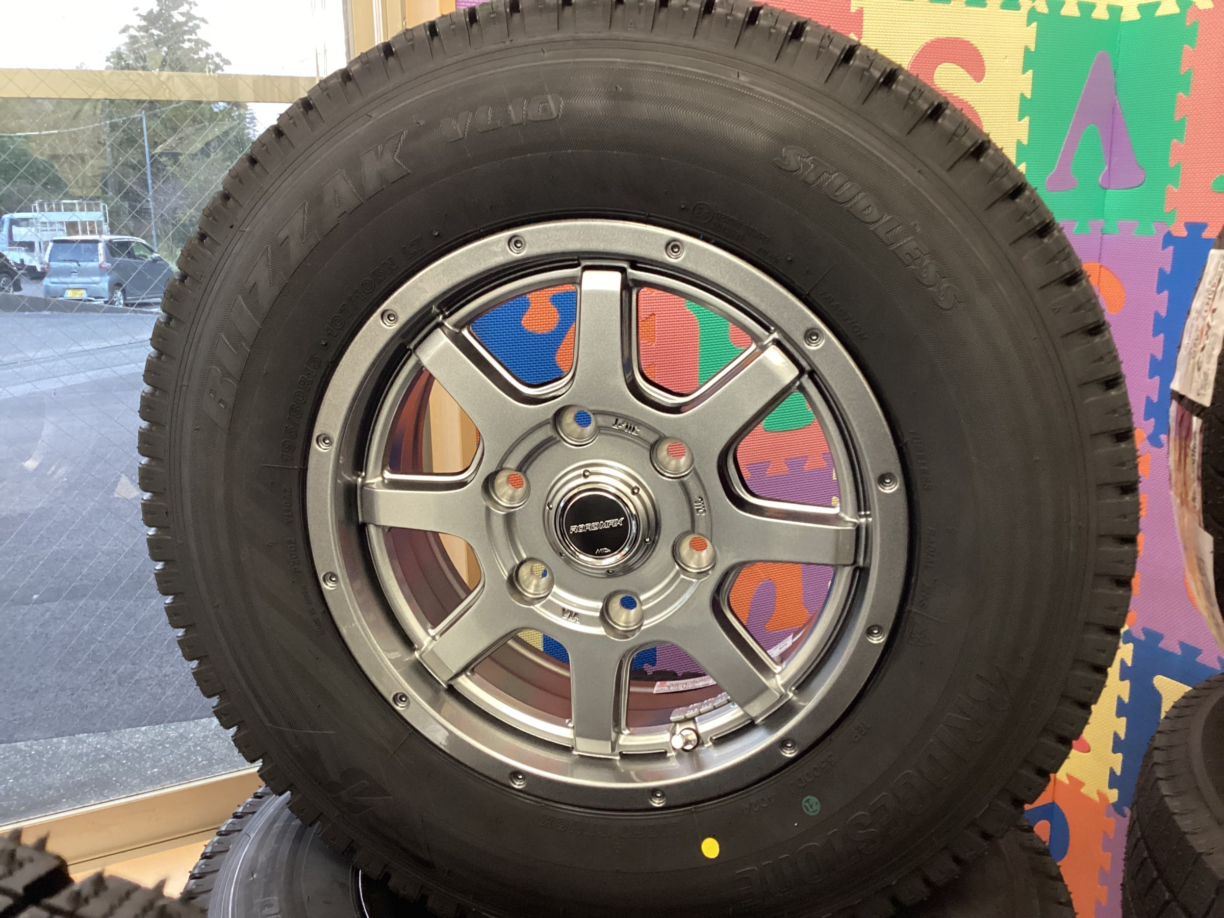 楽天市場】195／80R15（スタッドレスタイヤ・ホイールセット