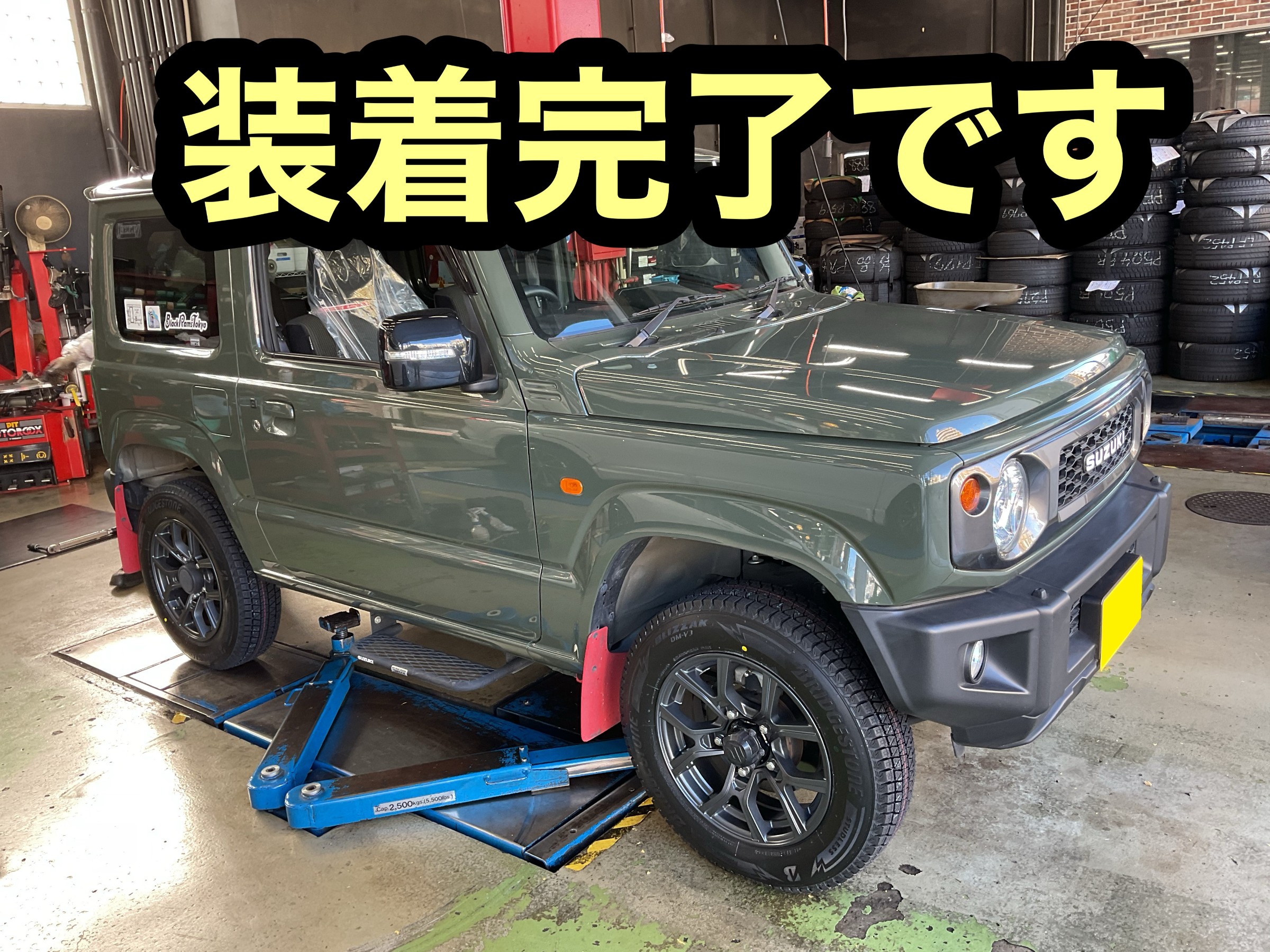 ジムニー スタッドレスタイヤセットお取り付け！！ | 店舗おススメ情報