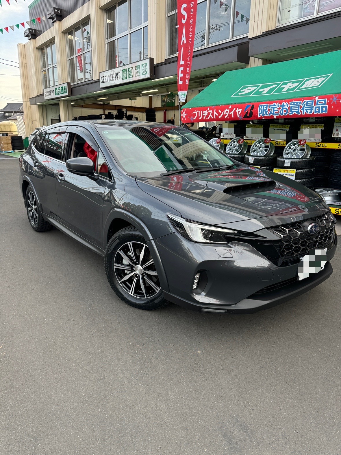 スバル レイバック】スタッドレスアルミセットお取付けです