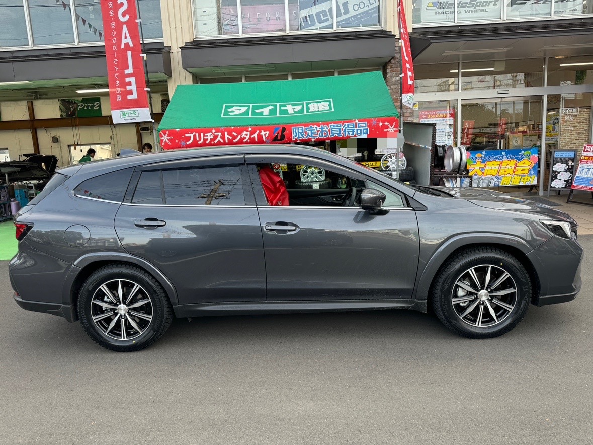 スバル　レイバック　スタッドレス　タイヤホイール4本セット スバル レイバック】スタッドレスアルミセットお取付けです