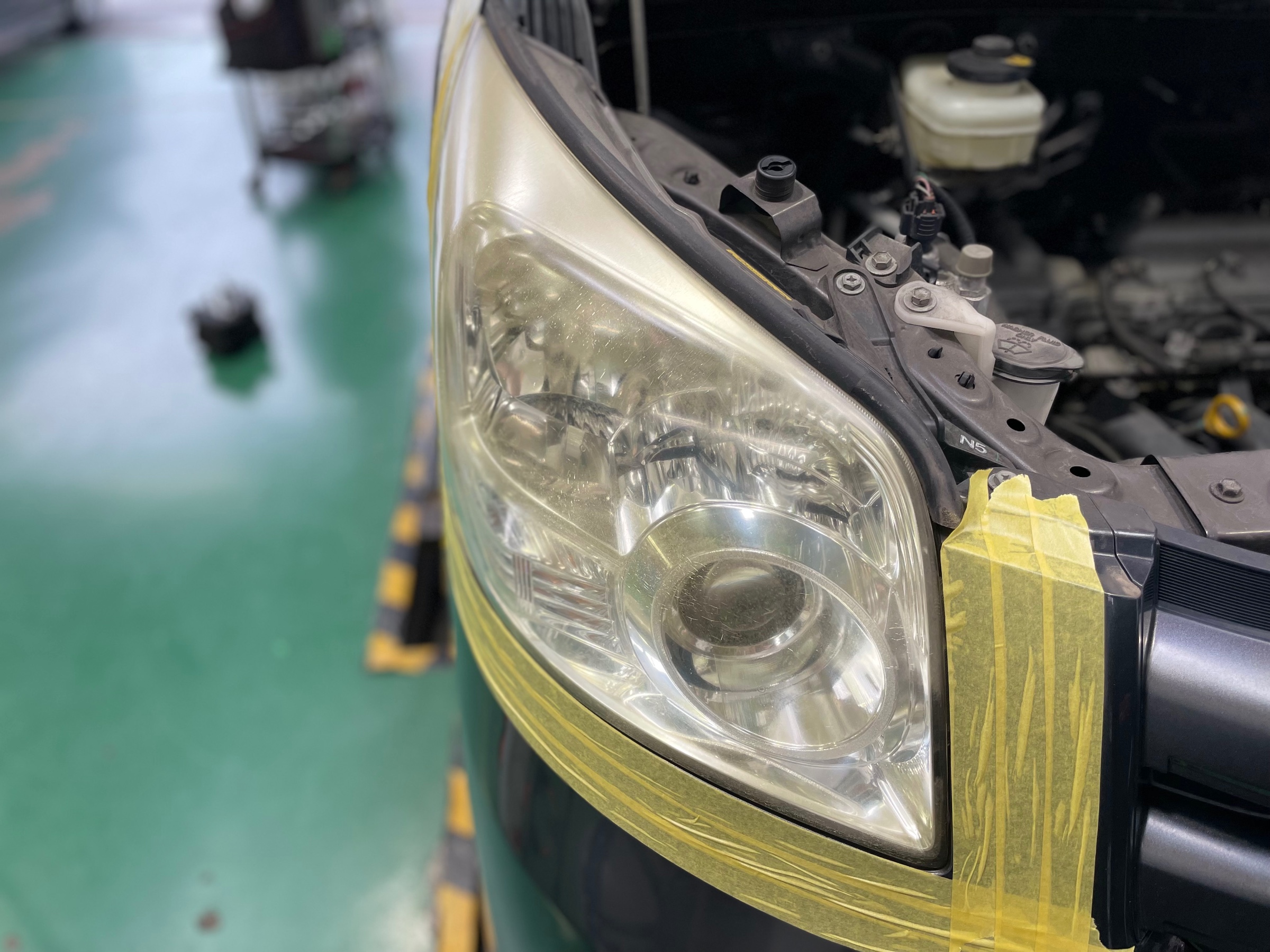 タイヤ館加古川 トヨタ ノア ZRR70G　ヘッドライトコーティング