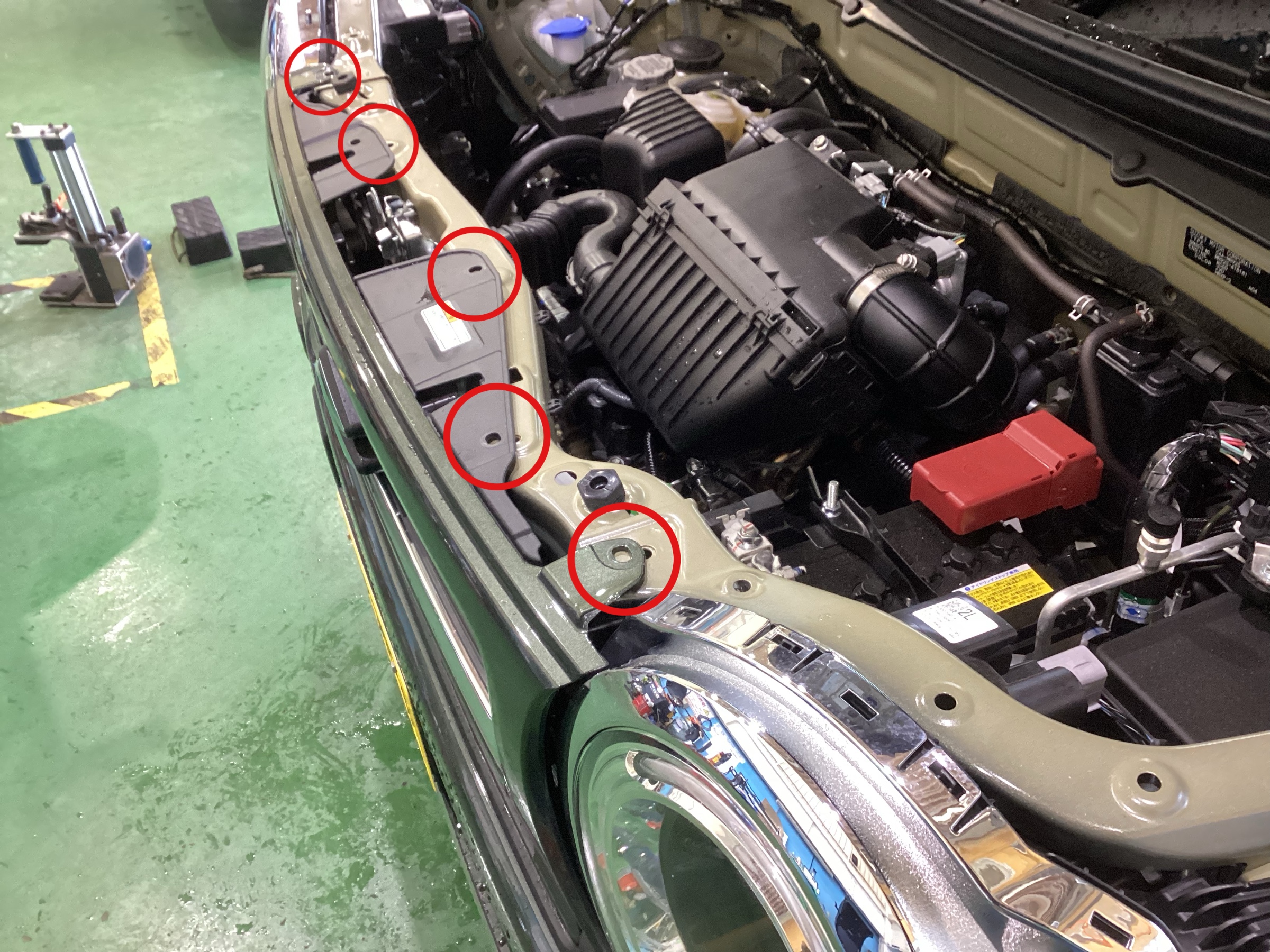 ◇ SUZUKI ハスラー ヘッドライト融雪ヒーター取り付け◇ | 店舗