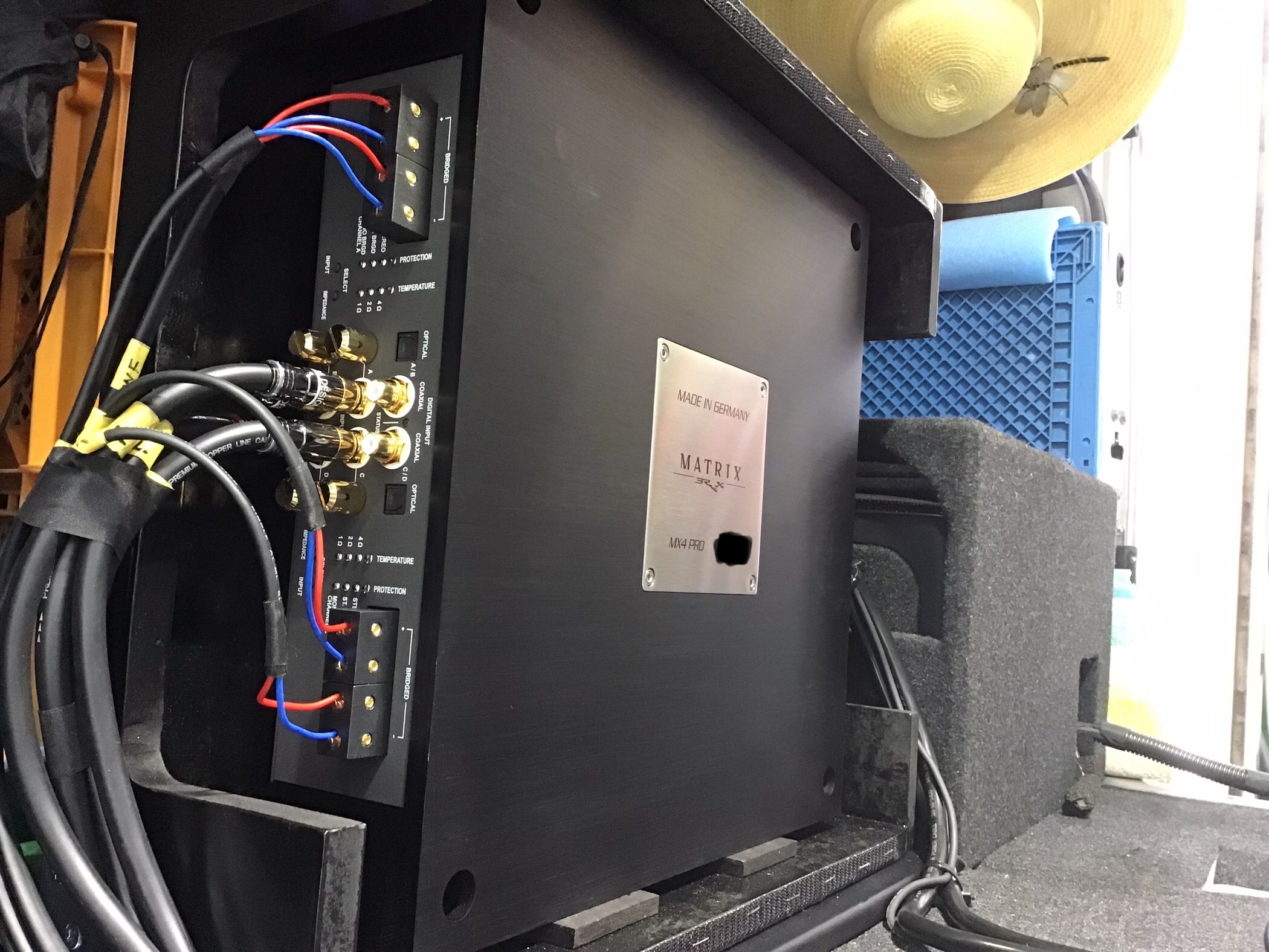 BRAX MATRIX X4 パワーアンプ アンプレビュー | 福岡のカーオーディオ