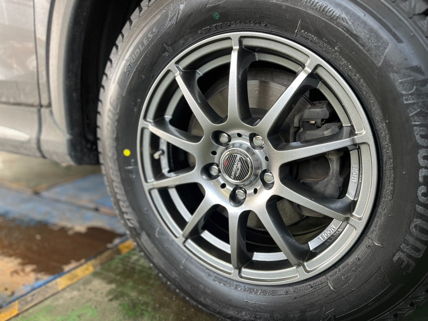 新品セット取り付け後