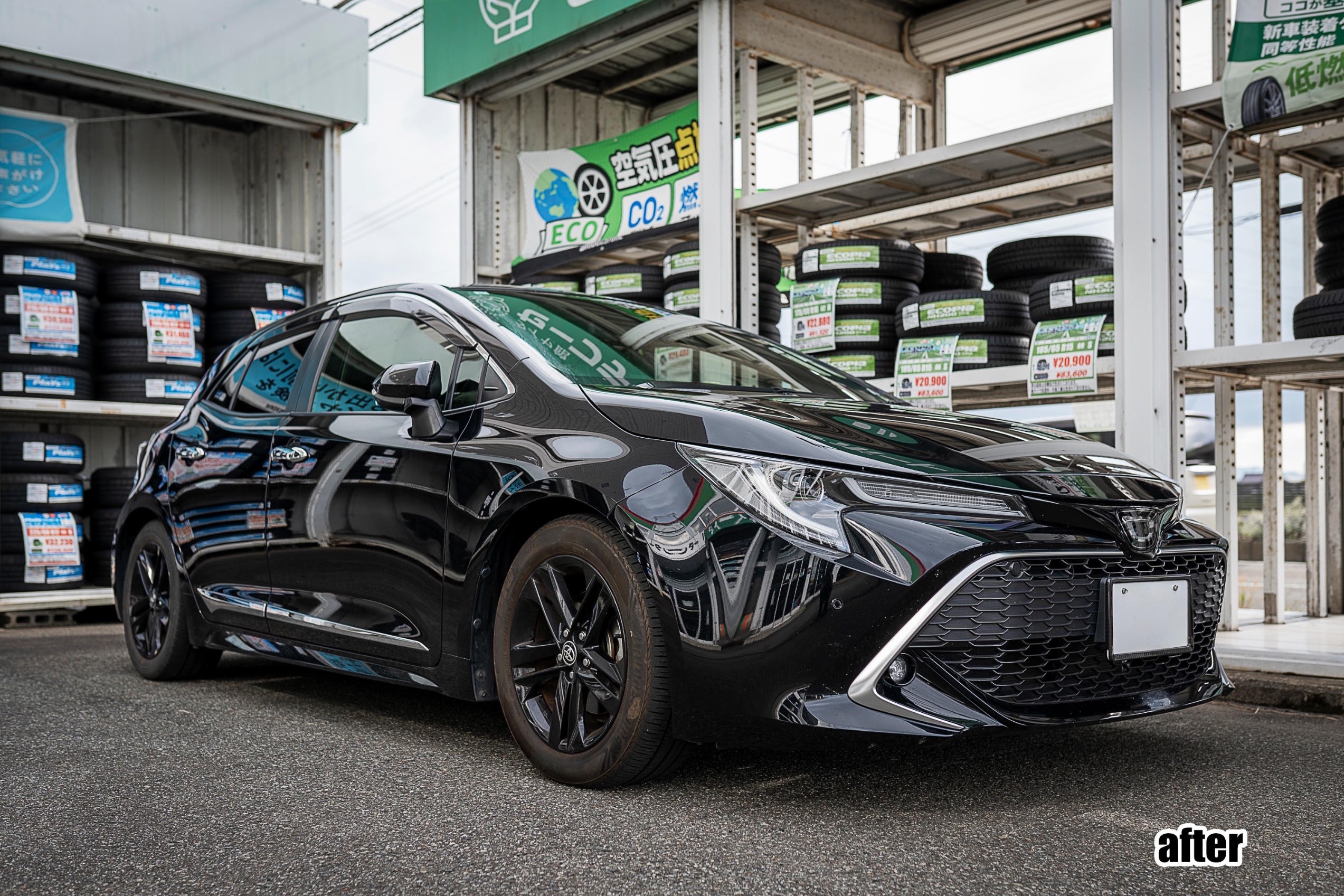 トヨタ カローラスポーツ に HKS ハイパーマックスS 車高調