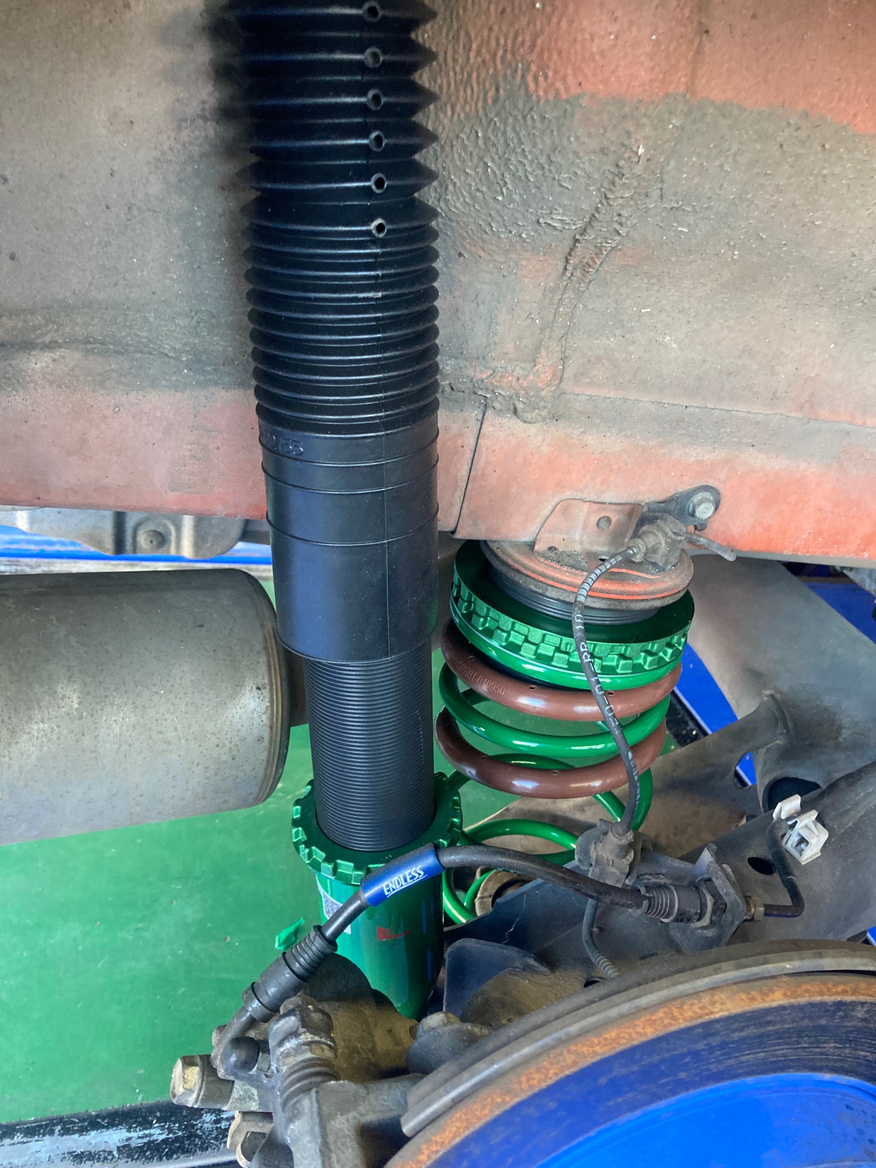 ホンダ・フィットRS・GE8】TEIN車高調で足回りリフレッシュ＆EDFC