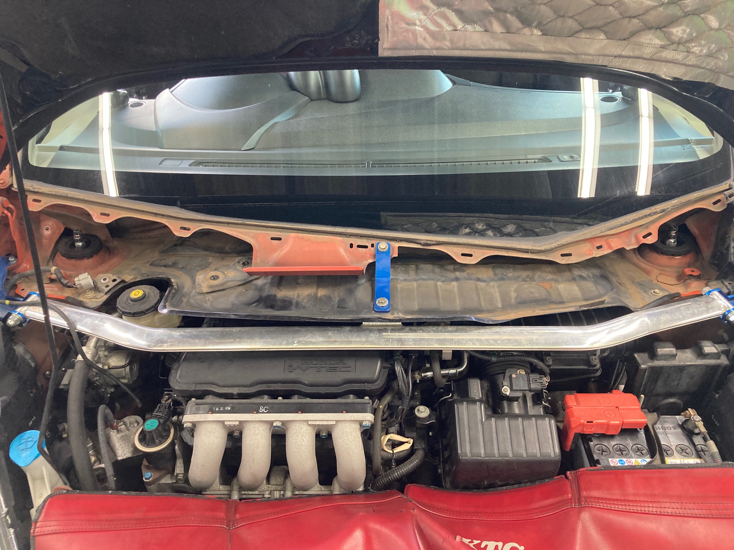 ホンダ・フィットRS・GE8】TEIN車高調で足回りリフレッシュ＆EDFC