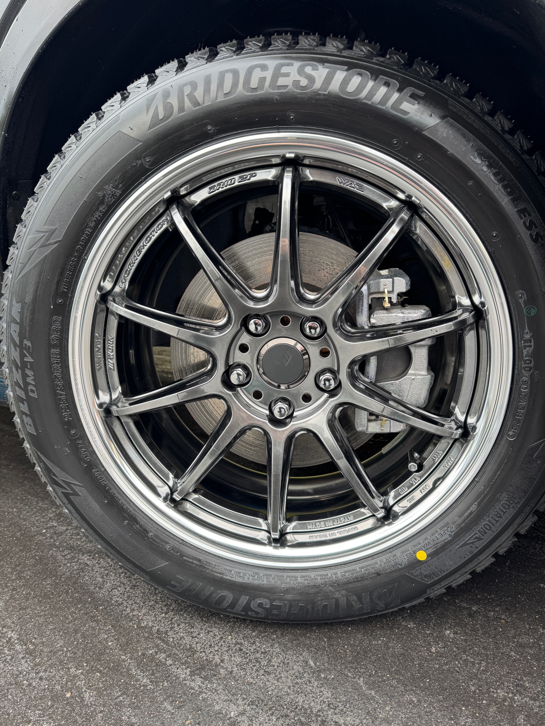 ホンダ ZR-V】スタッドレス、WORKアルミセットお取付けです