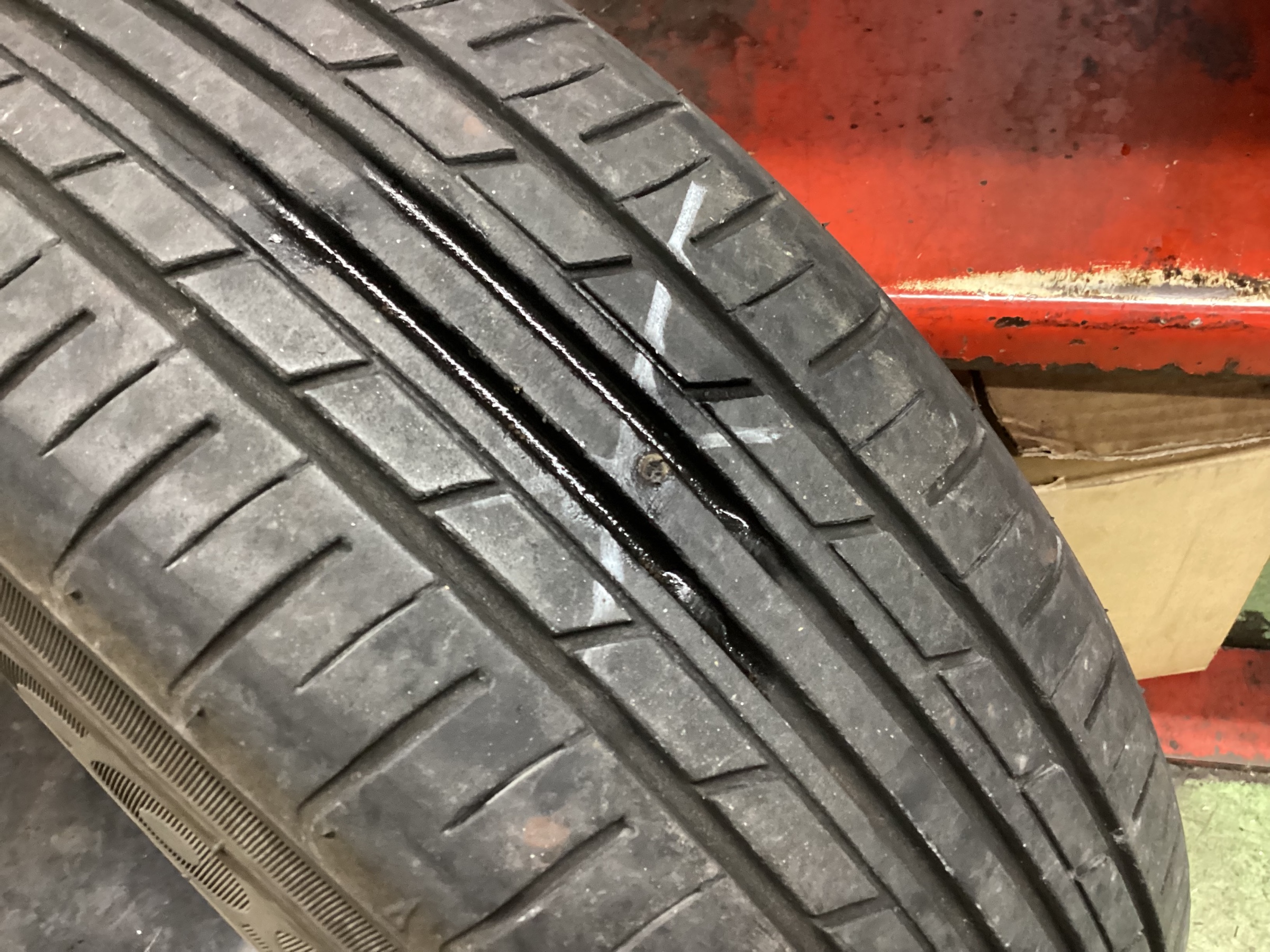 パンク修理 #内面 | 店舗おススメ情報 | タイヤ館 平塚（神奈川県）