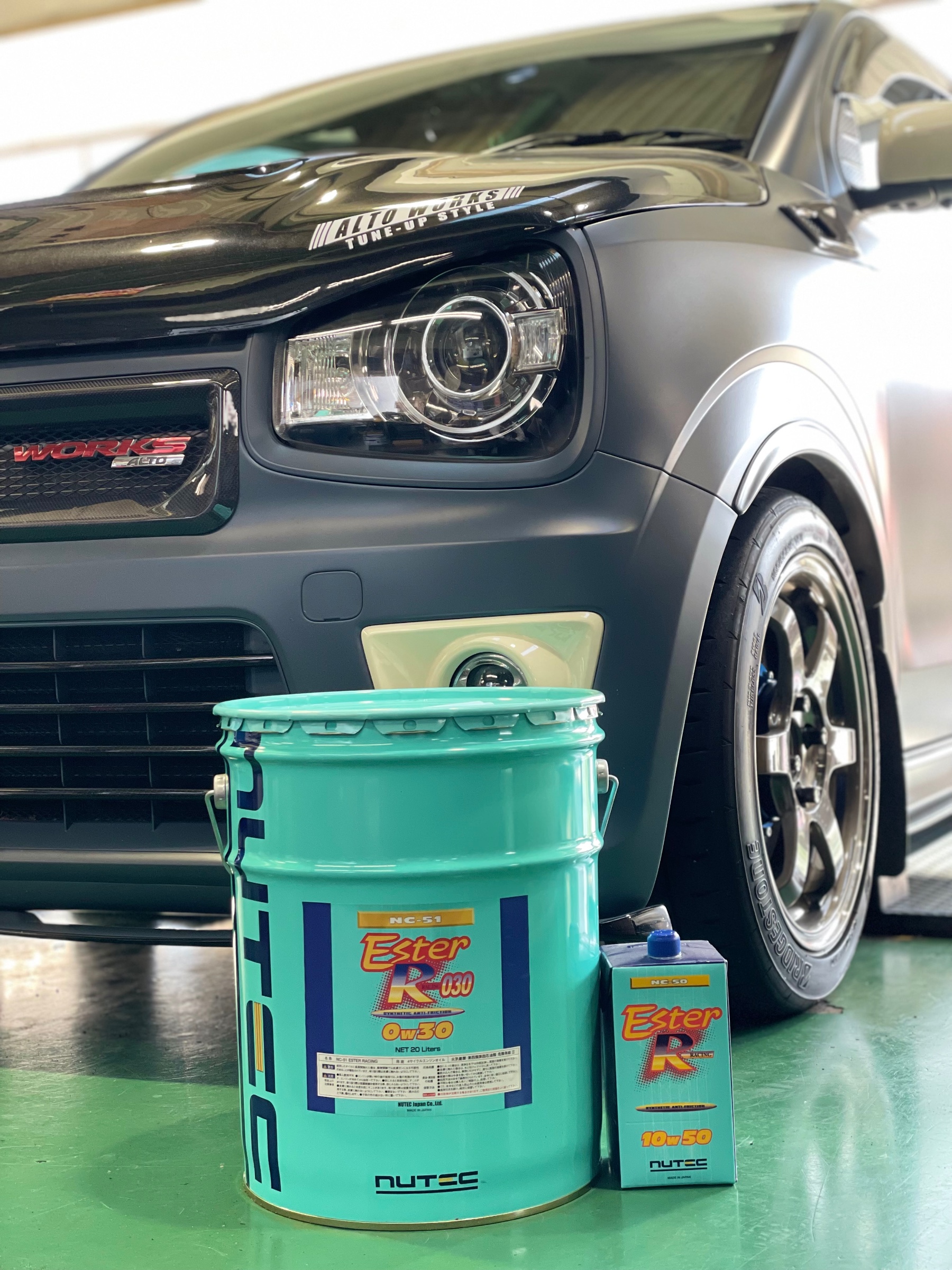 タイヤ館加古川 スズキ アルトワークス HA36S エンジンオイル交換