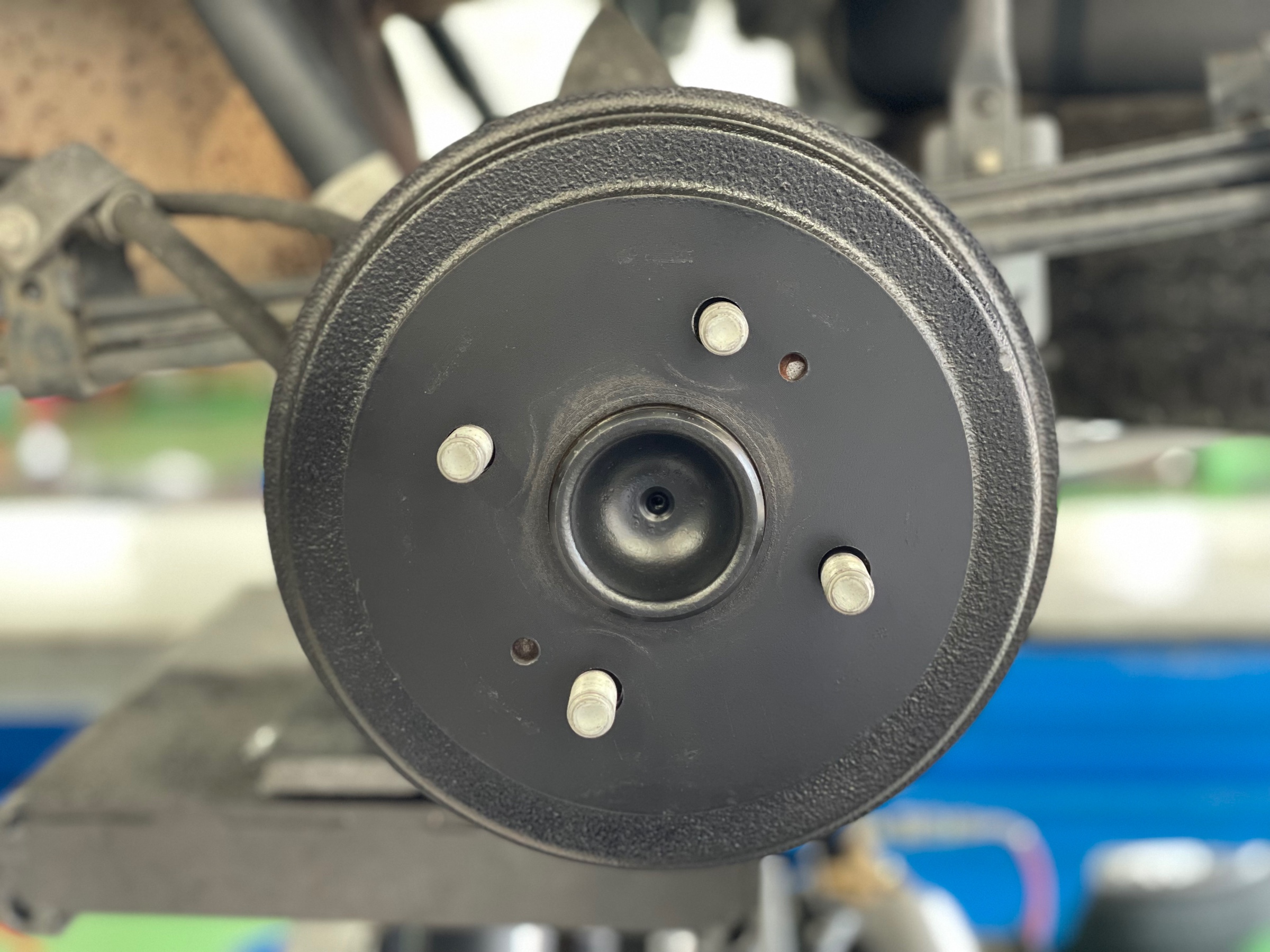 タイヤ館加古川 スバル サンバートラック S500J　防錆コーティング