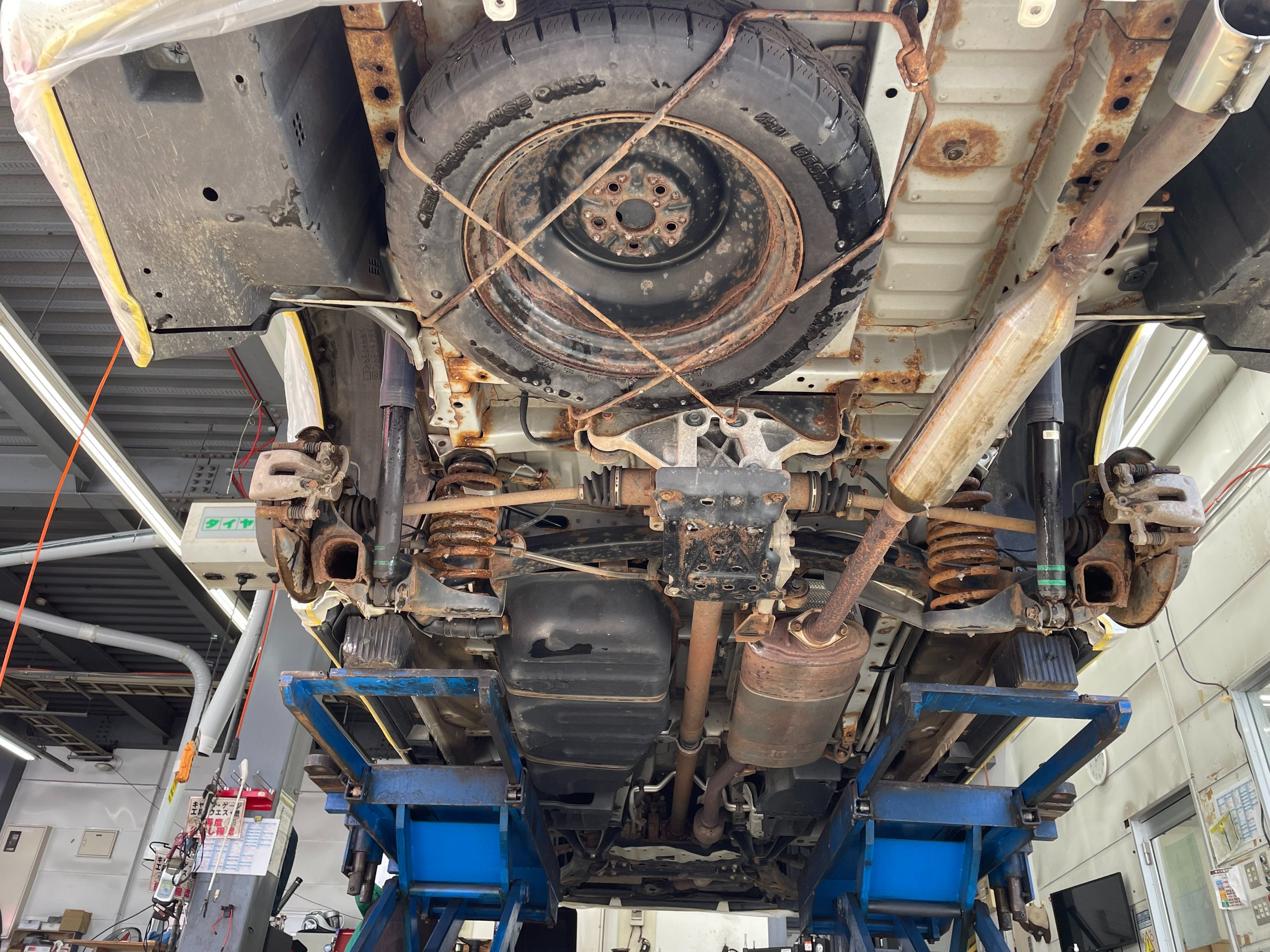 下回りサビ止め