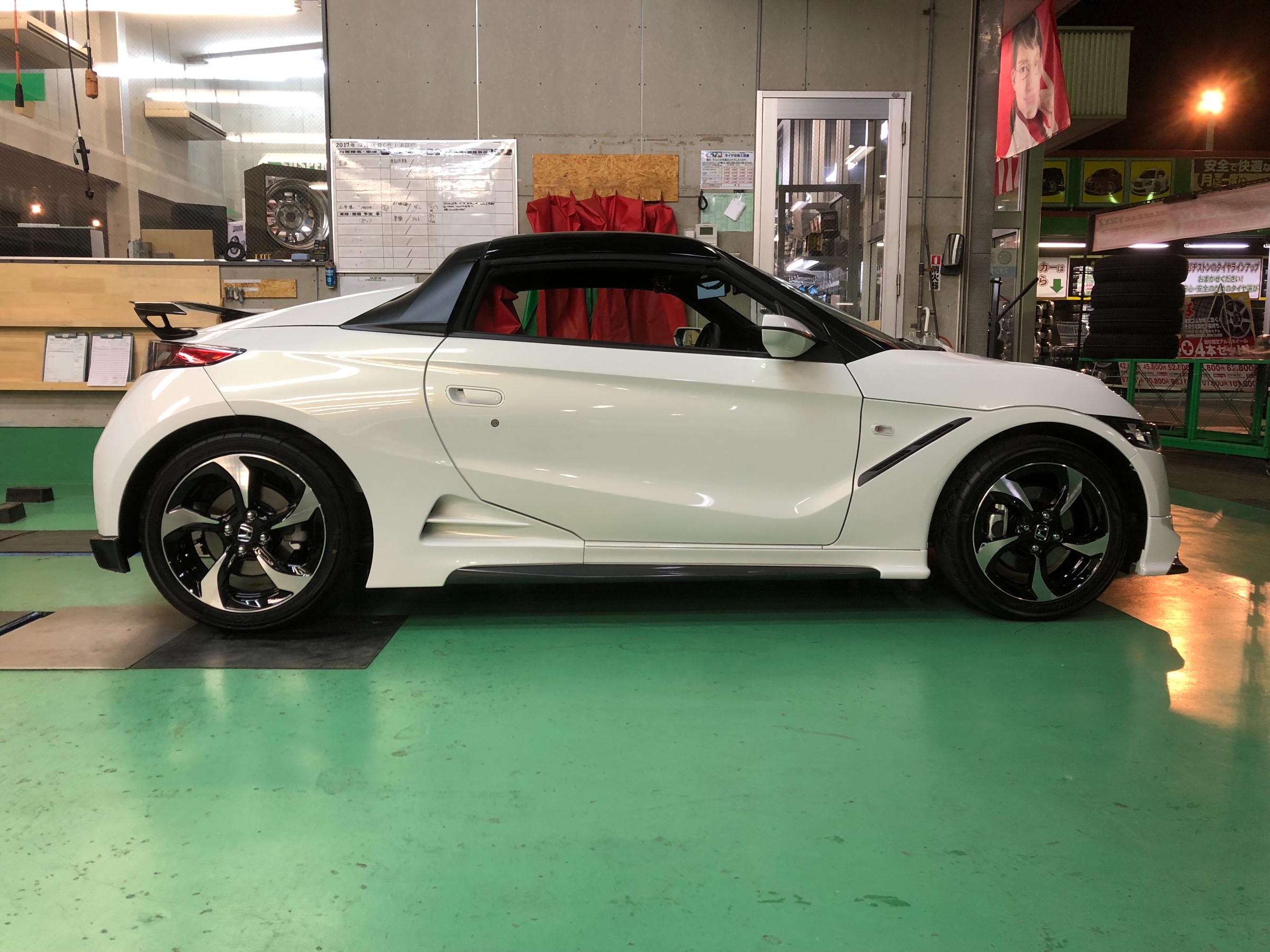 S660 ダウンサス取付 | 店舗おススメ情報 | タイヤ館 つくば