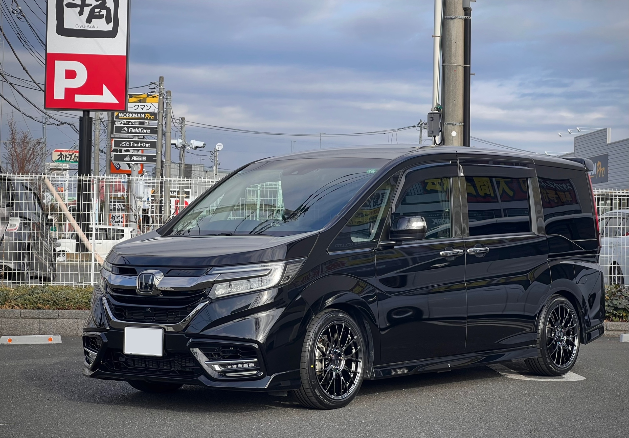 HONDA STEPWGN・ TEIN RX1・EDFC5・ENKEI PFM1・Playz PX-RVⅡ 装着