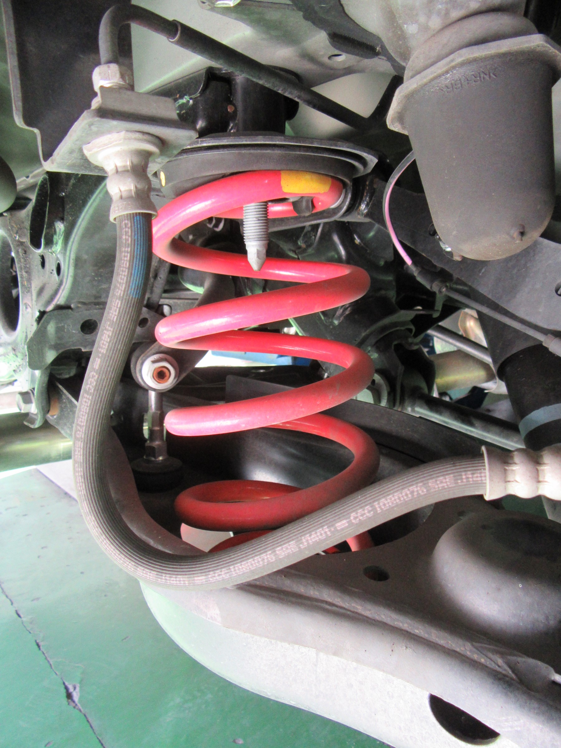 ハリアーG's（60系） TEIN FLEX Z車高調＆EDFCアクティブ取付