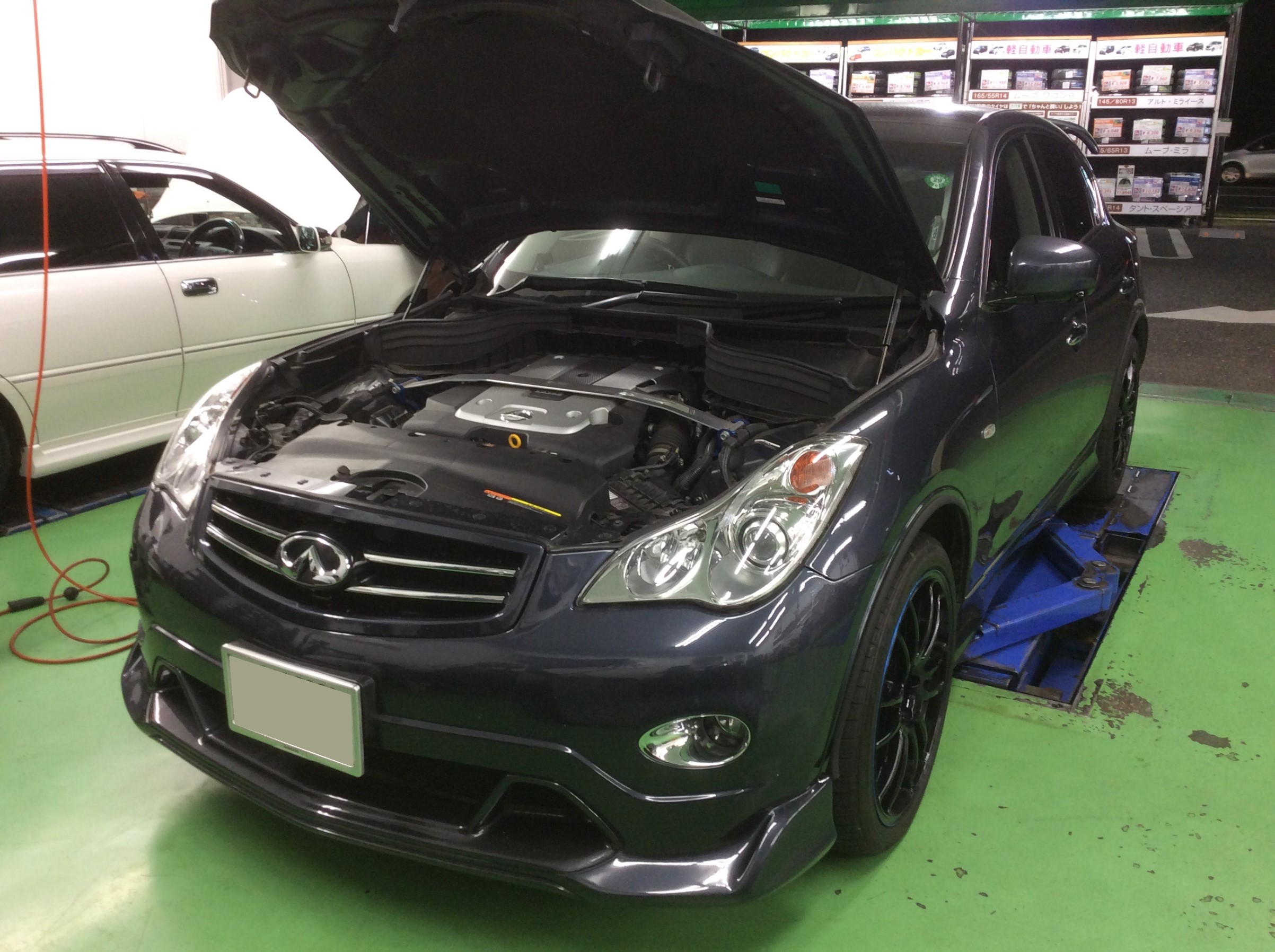 日産・スカイラインクロスオーバー・J50】フォグランプバルブを