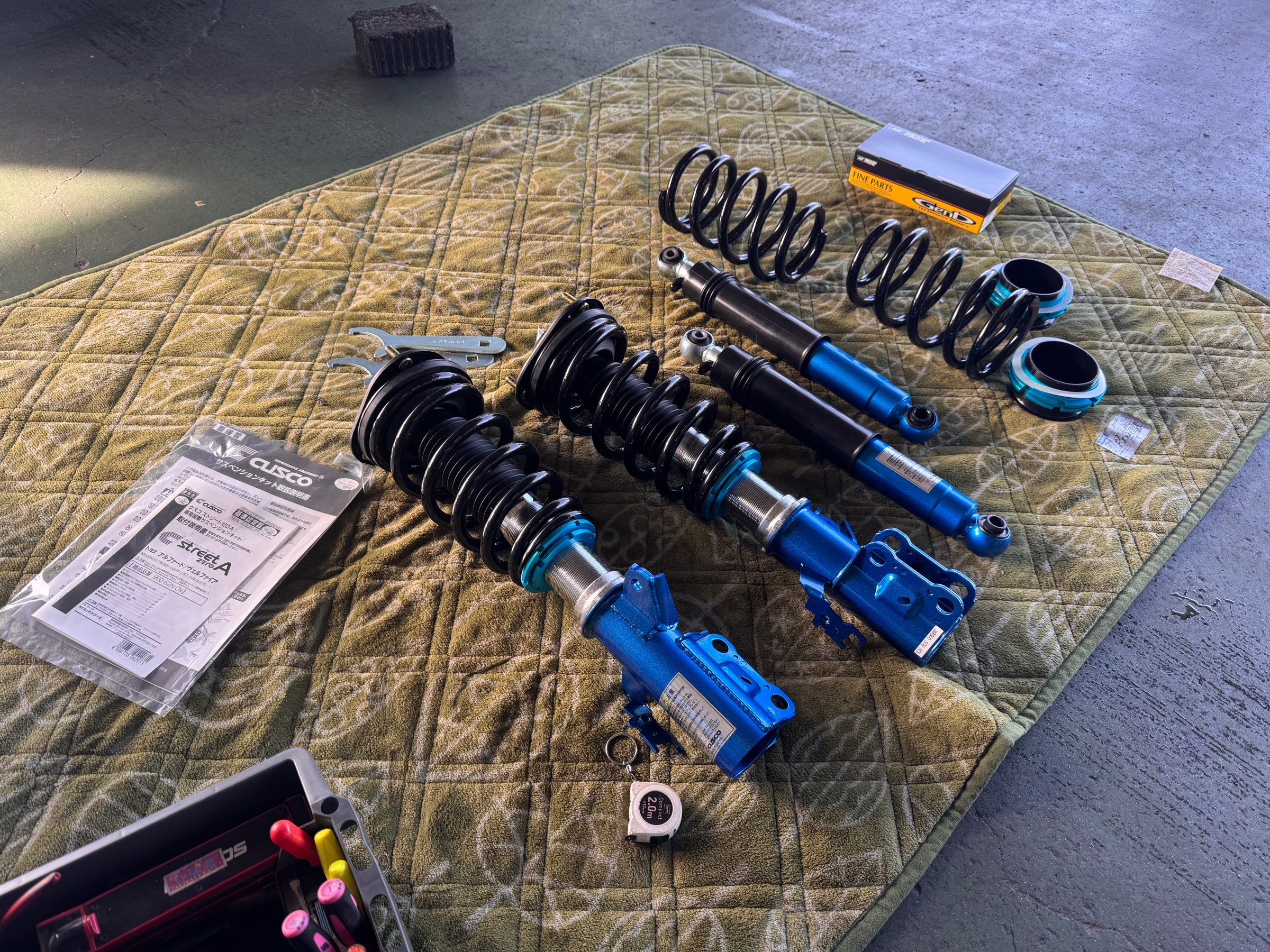 アルファード エムズスピード×クスコ 車高調セット 30系用・車高調