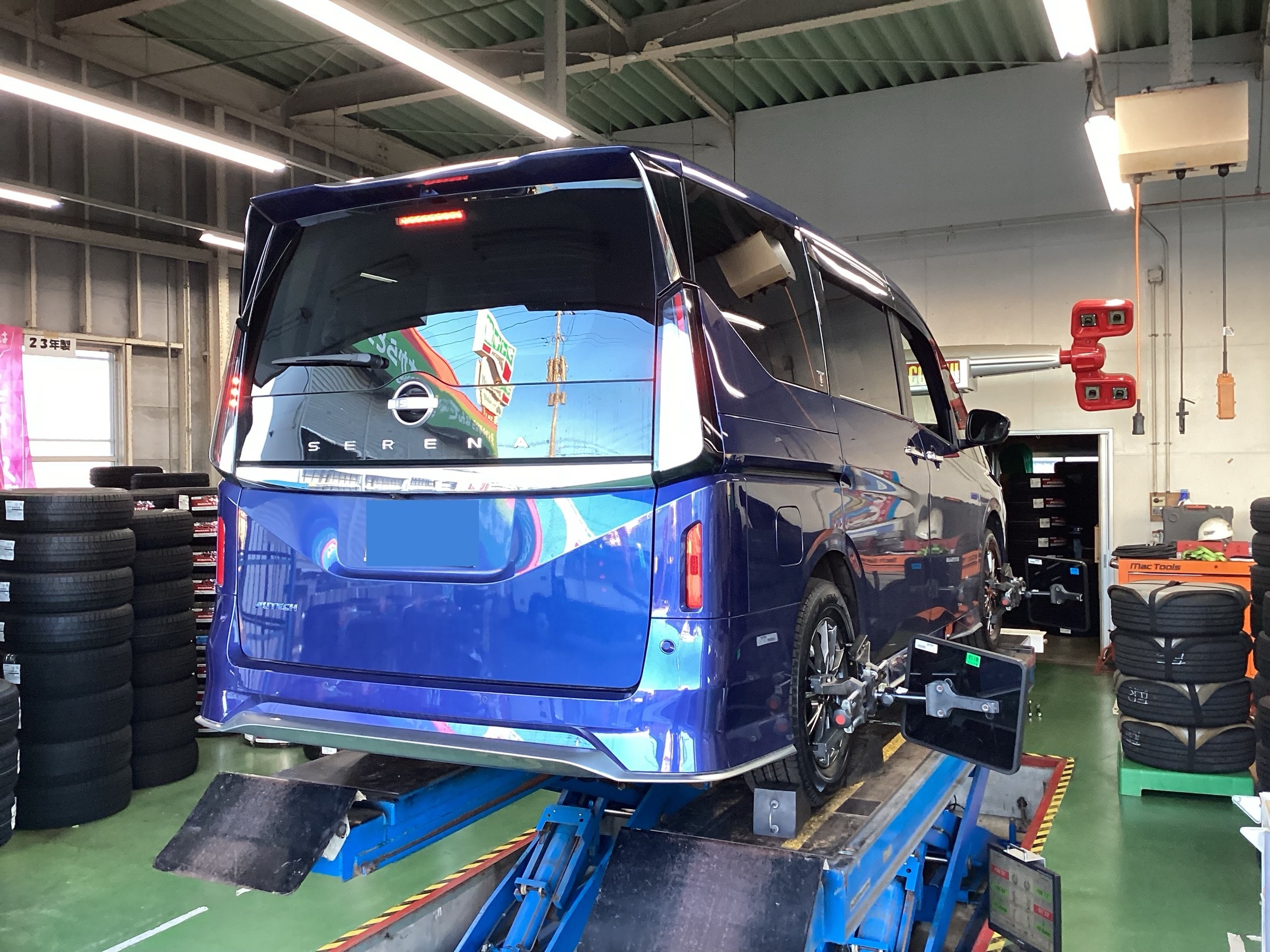 新車長期保管 未使用  アラヤ C2 confortable commuter C28 SERENA HIGHWAY STAR 】 アズライトブルー × BUSOUシルバー
