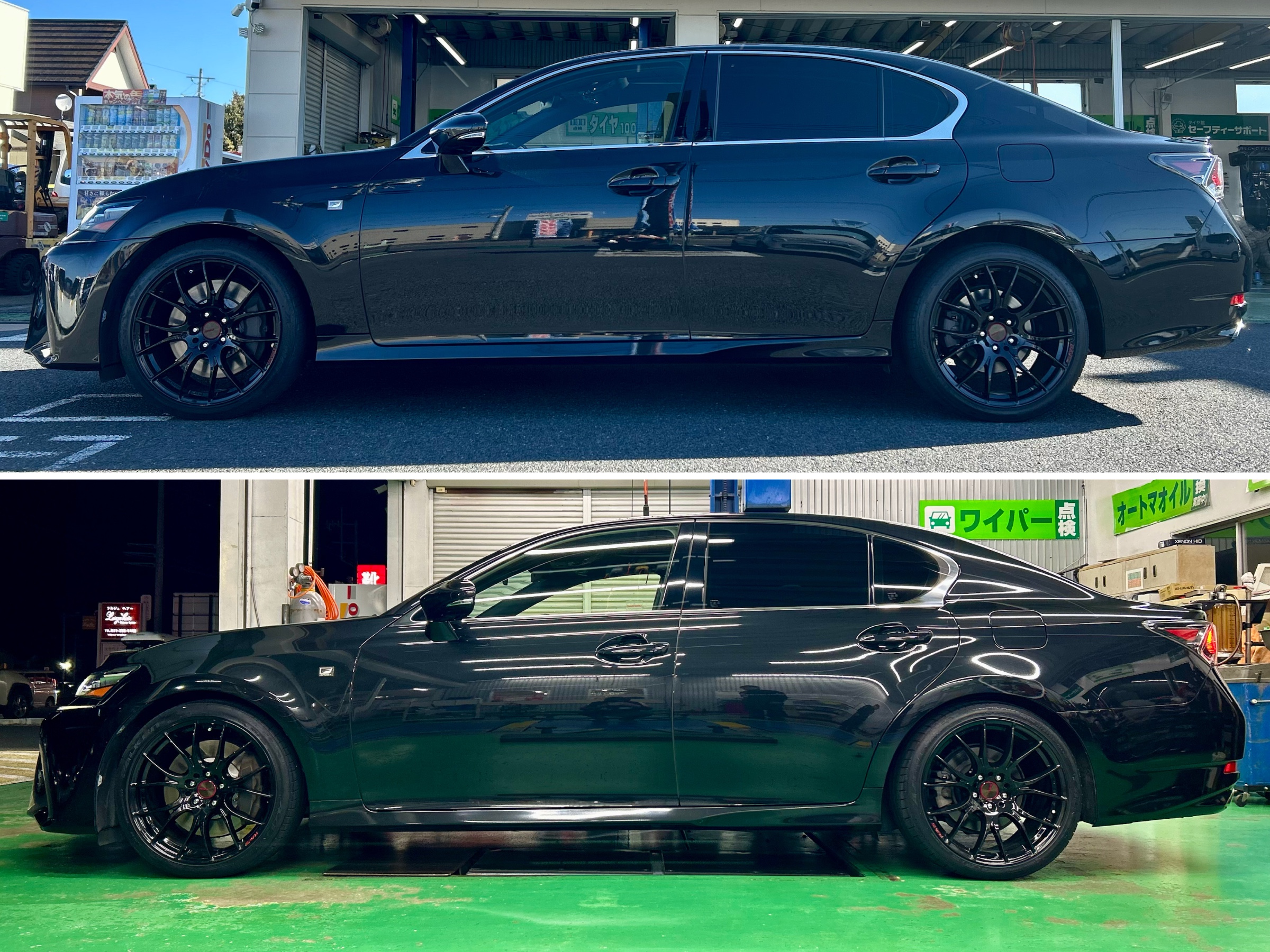 レクサスGS RS-Rダウンサス取付作業 | 店舗おススメ情報
