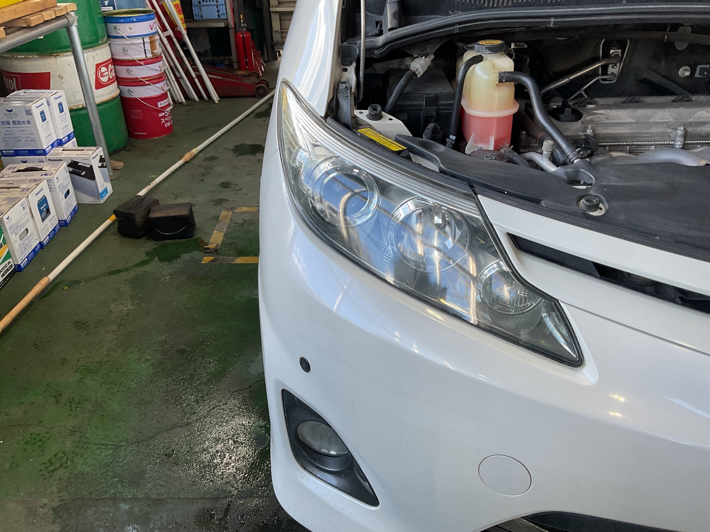右ヘッドライト 施工後