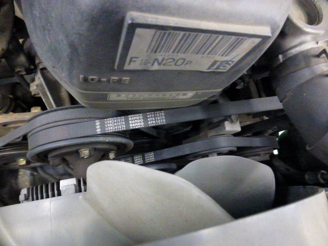 トヨタ ｇｘ100 チェイサー ベルト交換を行いました トヨタ チェイサー メンテナンス商品 その他 一般修理 定期点検 ボディコーティング サービス事例 タイヤ館 阿見 茨城県のタイヤ カー用品ショップ タイヤからはじまる トータルカーメンテナンス タイヤ