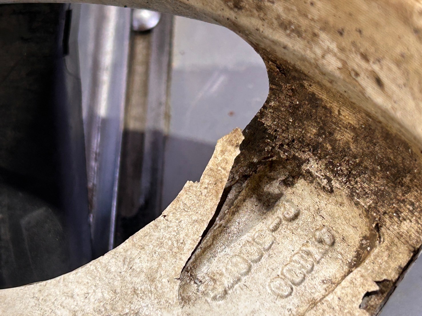 履替え前 腐食様子 