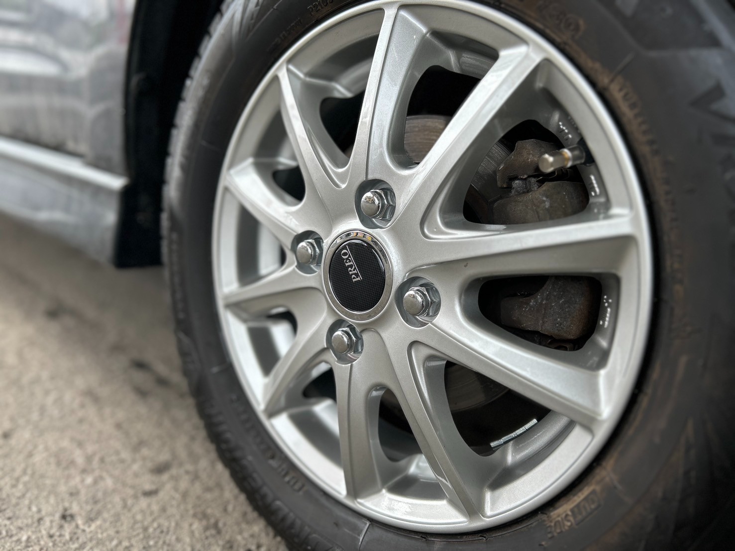 ホイール履き替え後