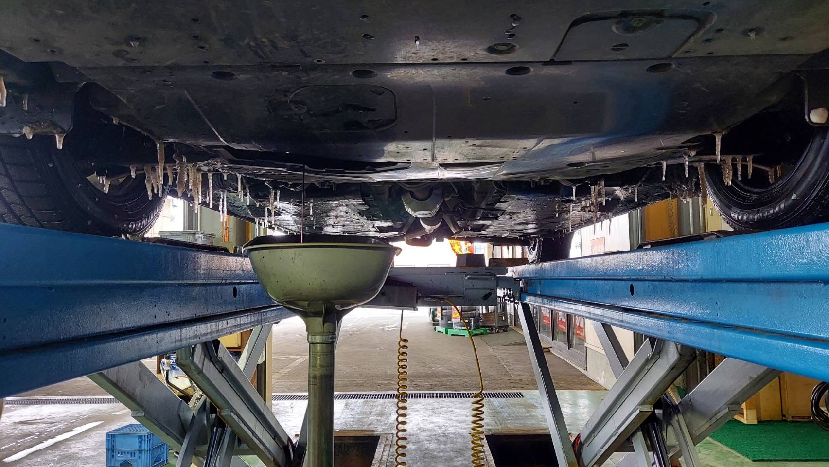 オイル交換様子