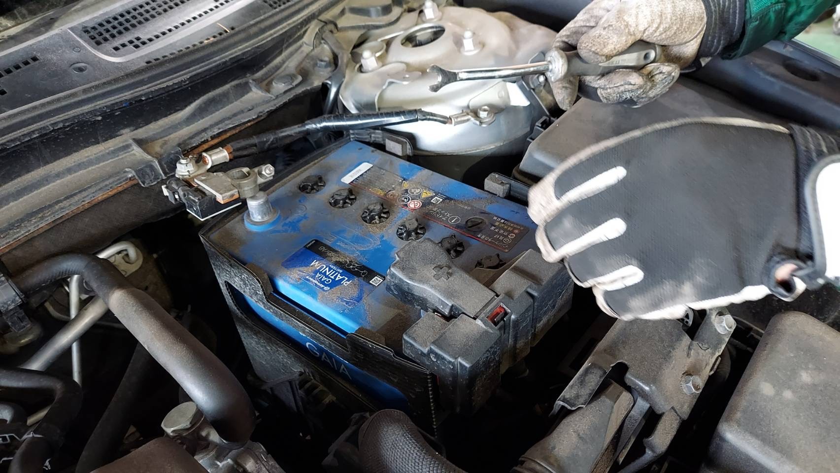 バッテリー交換様子2