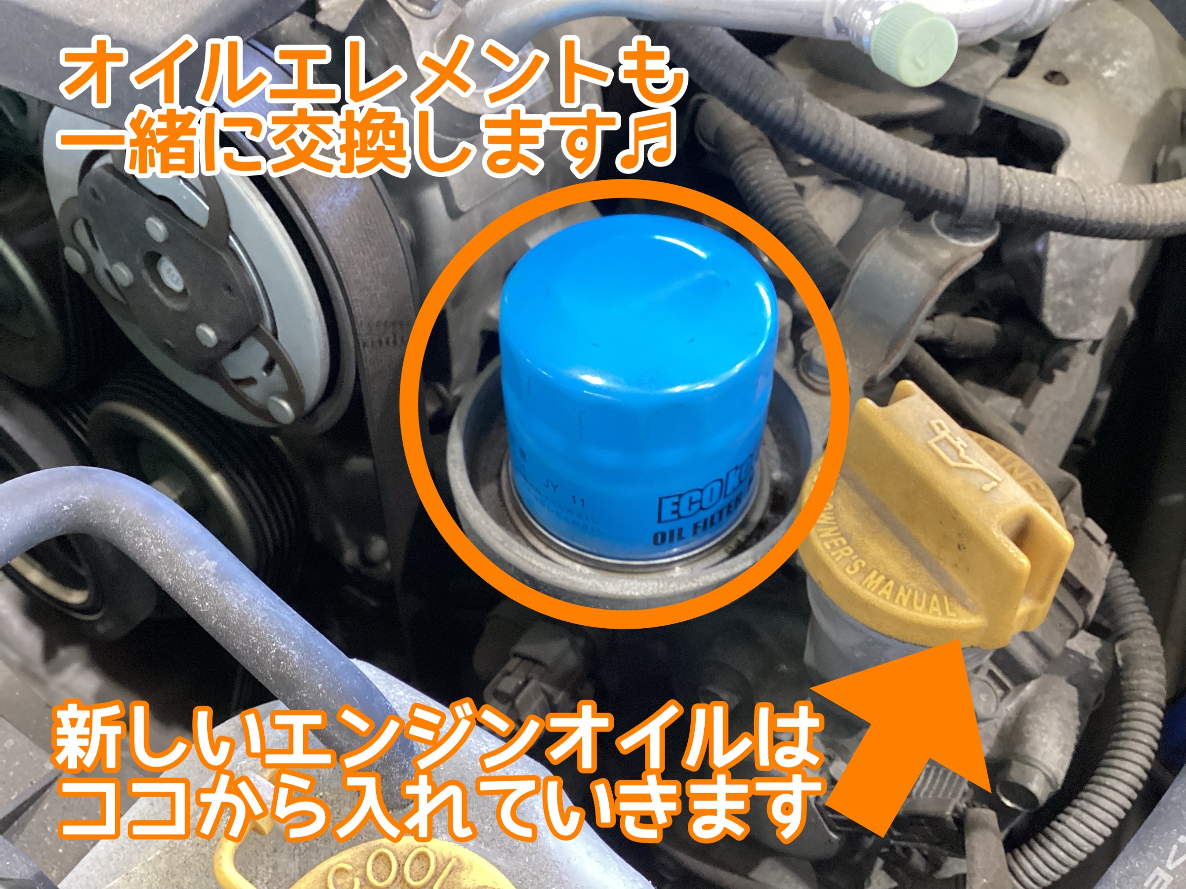 タイヤ館　オイル交換