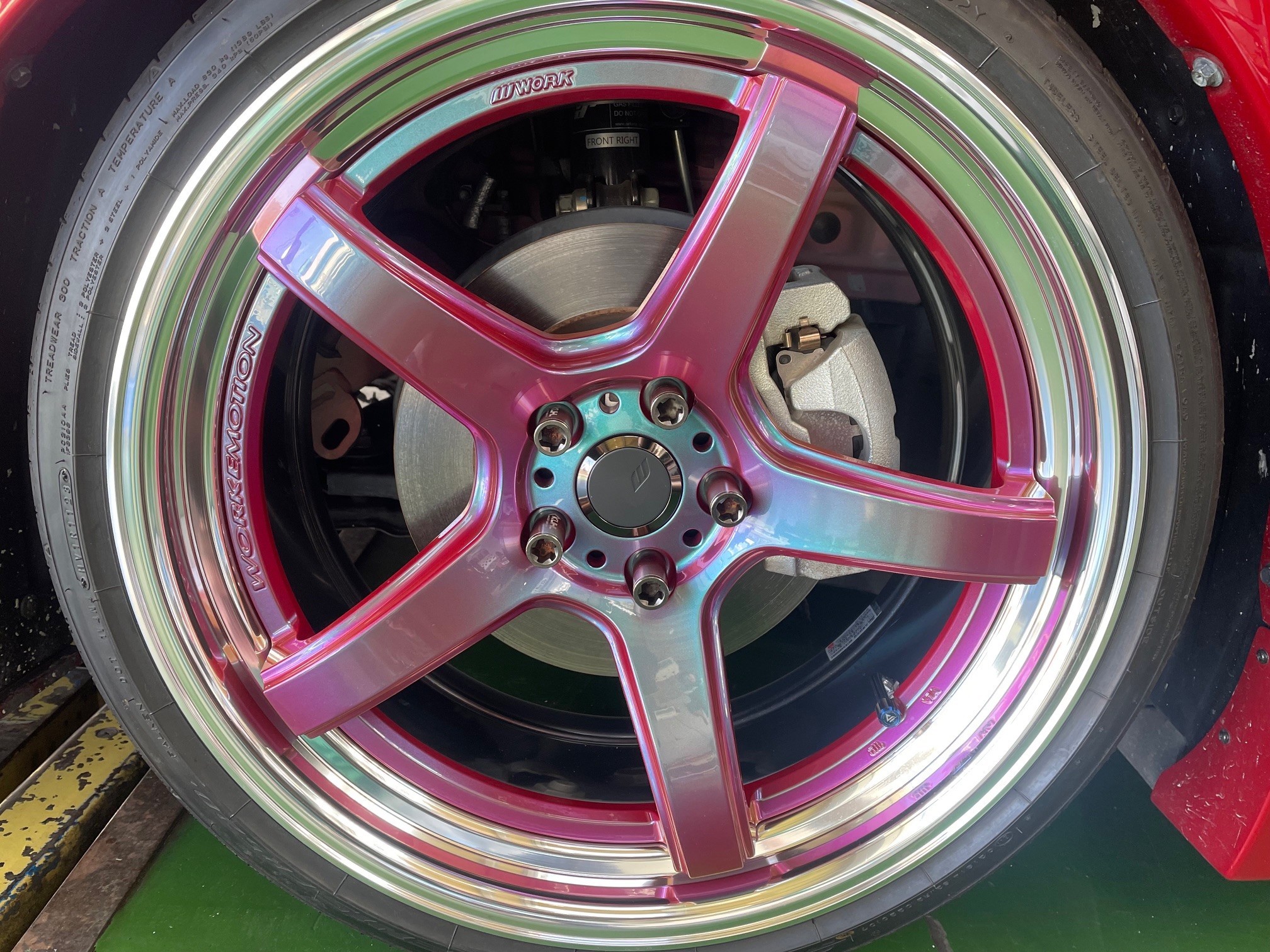 R*7様 workマイスターM13p アステリズムレッド 18インチ 2本のみ。 R*7様 workマイスターM13p アステリズムレッド 18インチ 2本のみ