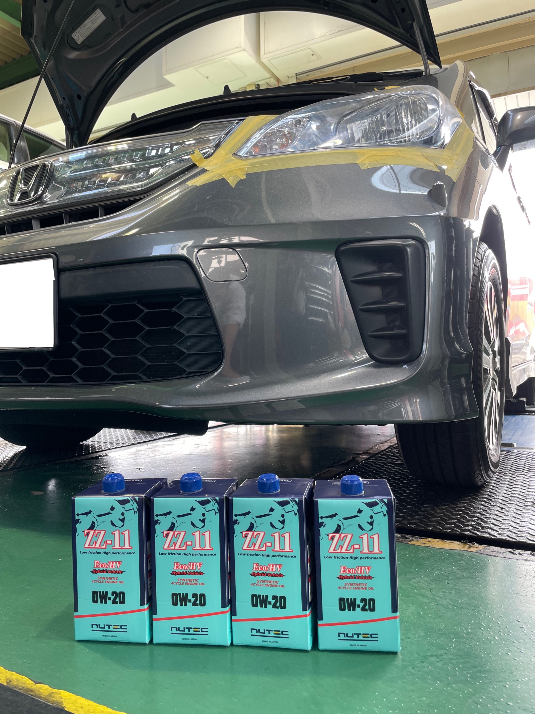 タイヤ館加古川 ホンダ フリード HV GP3 エンジンオイル交換