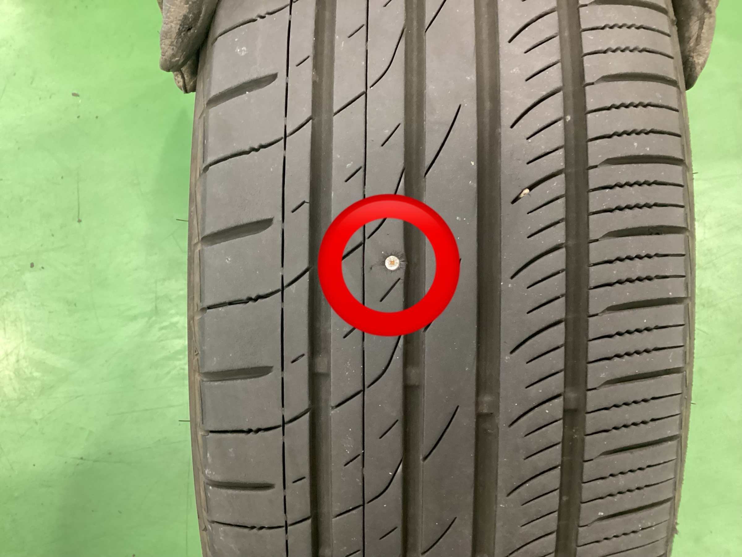 パンク修理(外面) | 店舗おススメ情報 | タイヤ館 横須賀（神奈川県）