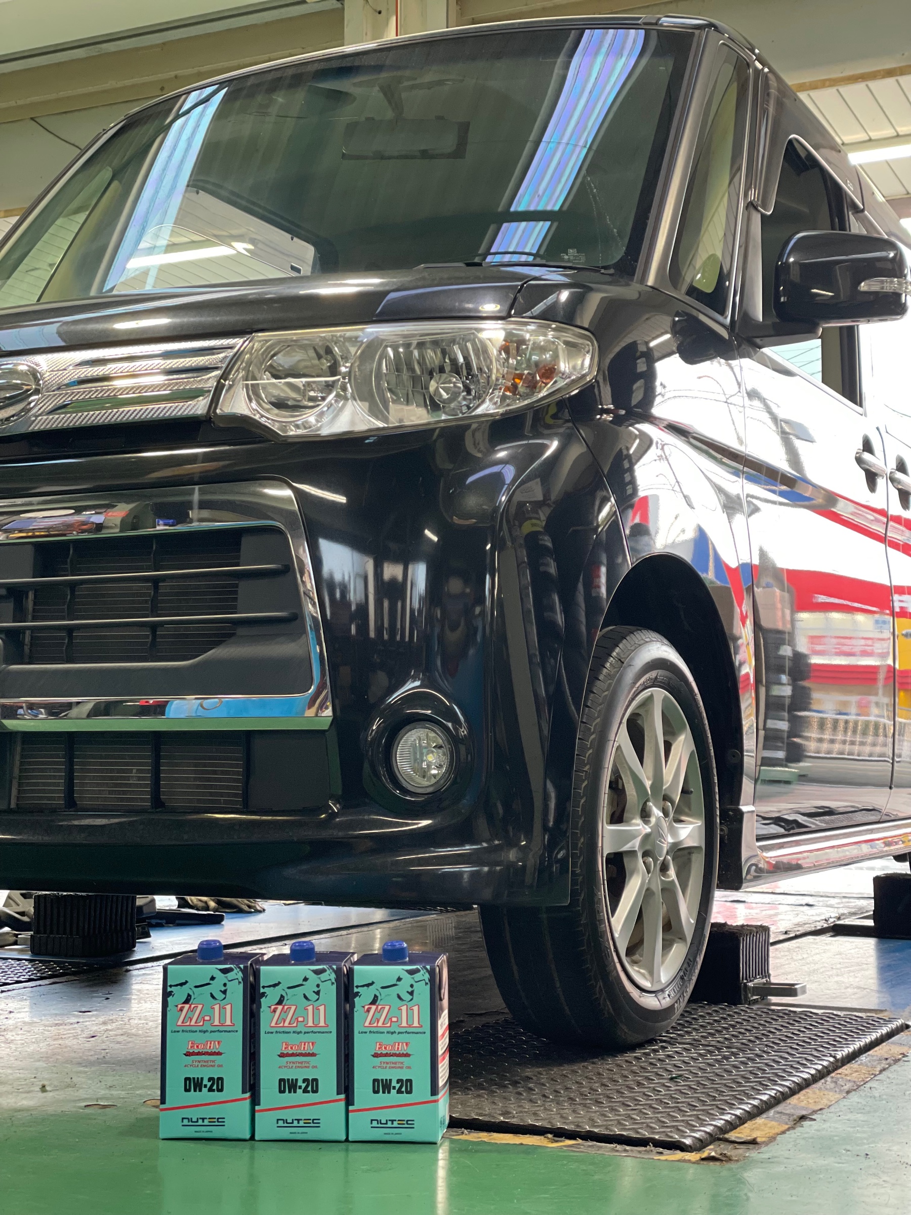 タイヤ館加古川 ダイハツ タントカスタム L375S エンジンオイル交換